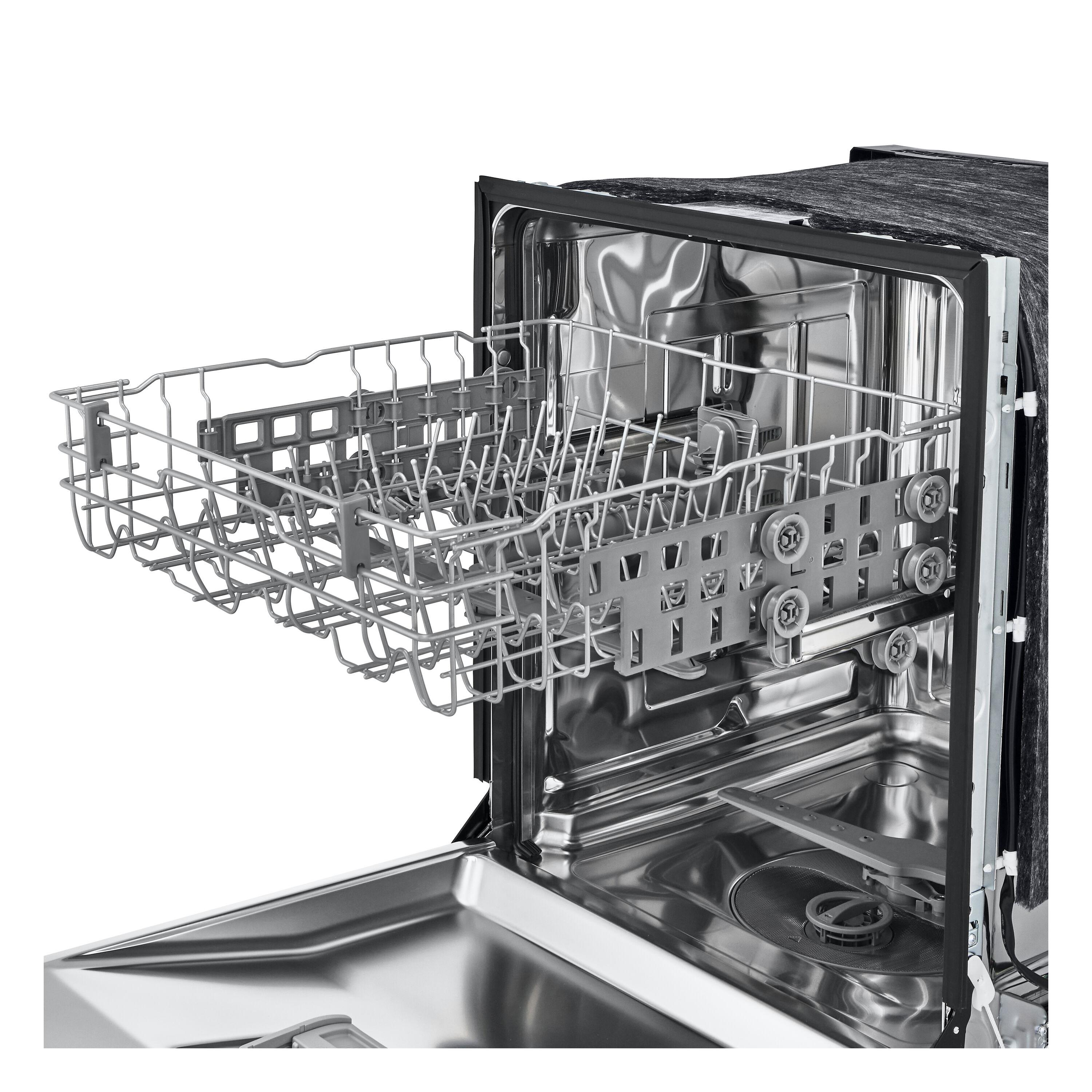 Front Control Dishwasher With Lodecibel Operation And Dynamic Dry