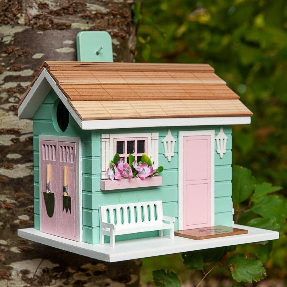 Nestling Series She Shed 7 in x 7.5 in x 6.5 in Birdhouse