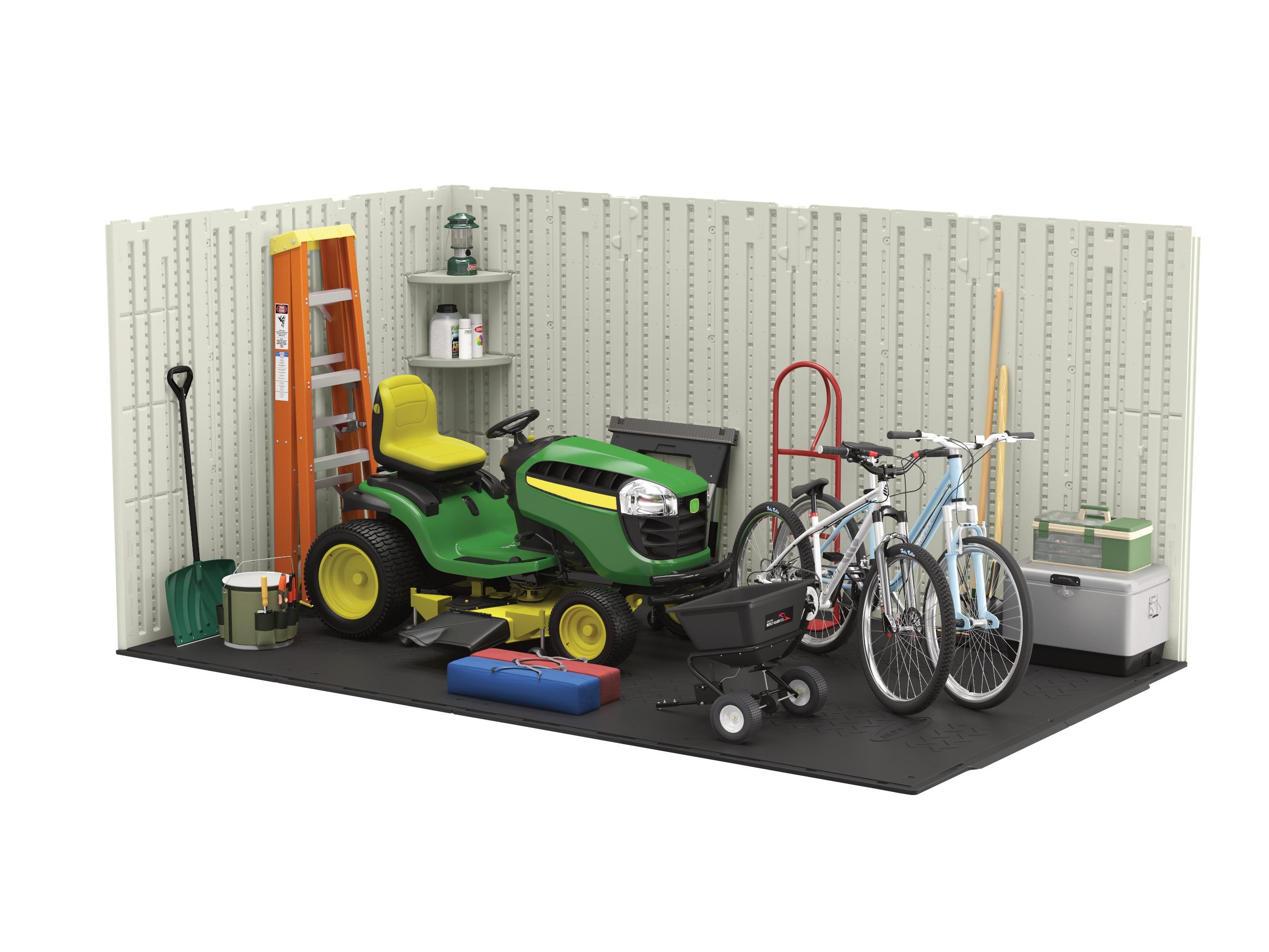 Suncast Suncast Outdoor Vanilla Resin Storage Shed