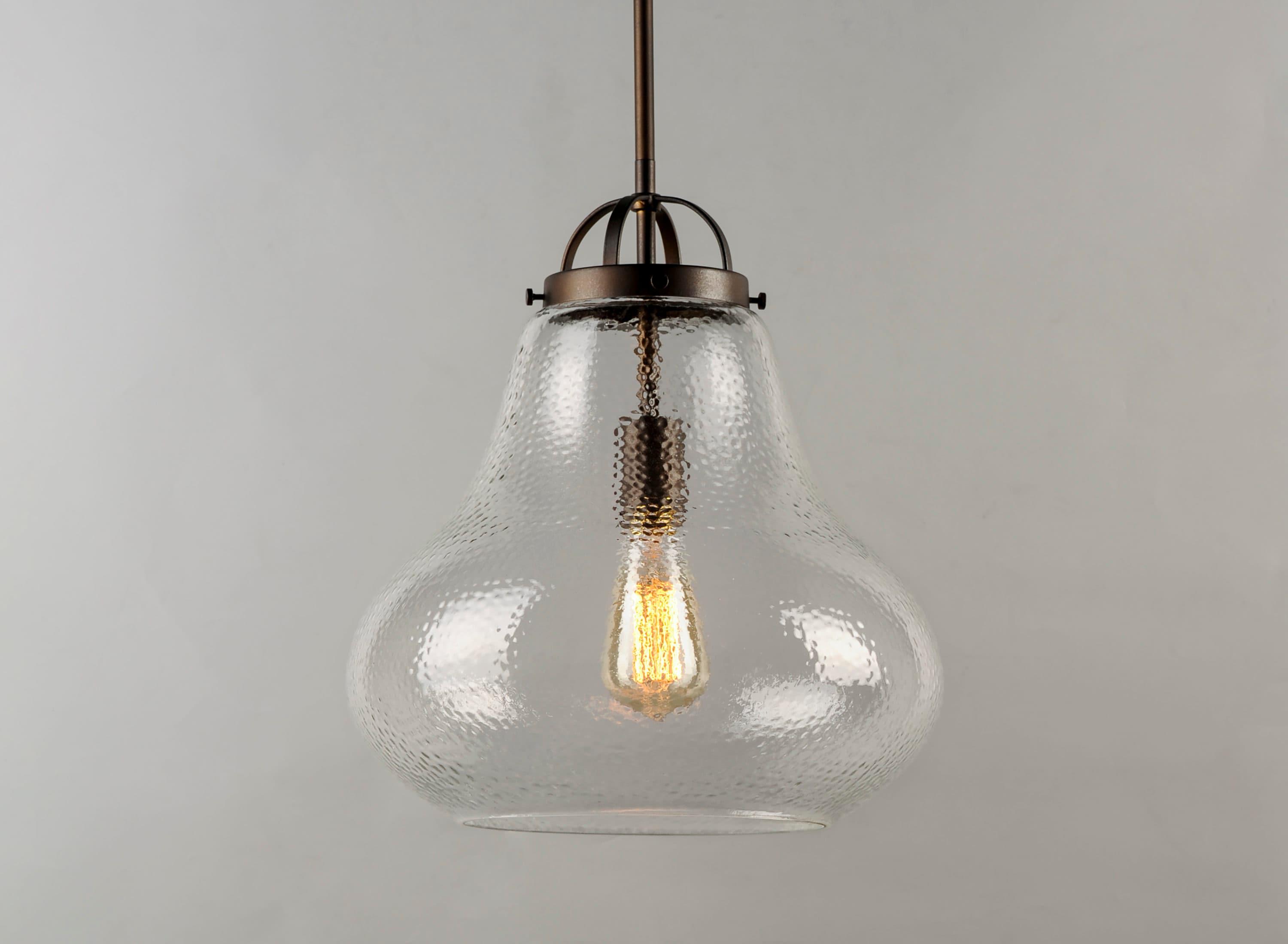 10093HMOI-Maxim Lighting-Stella-One Light Pendant-13.75 Inches wide by 14.5 inches high