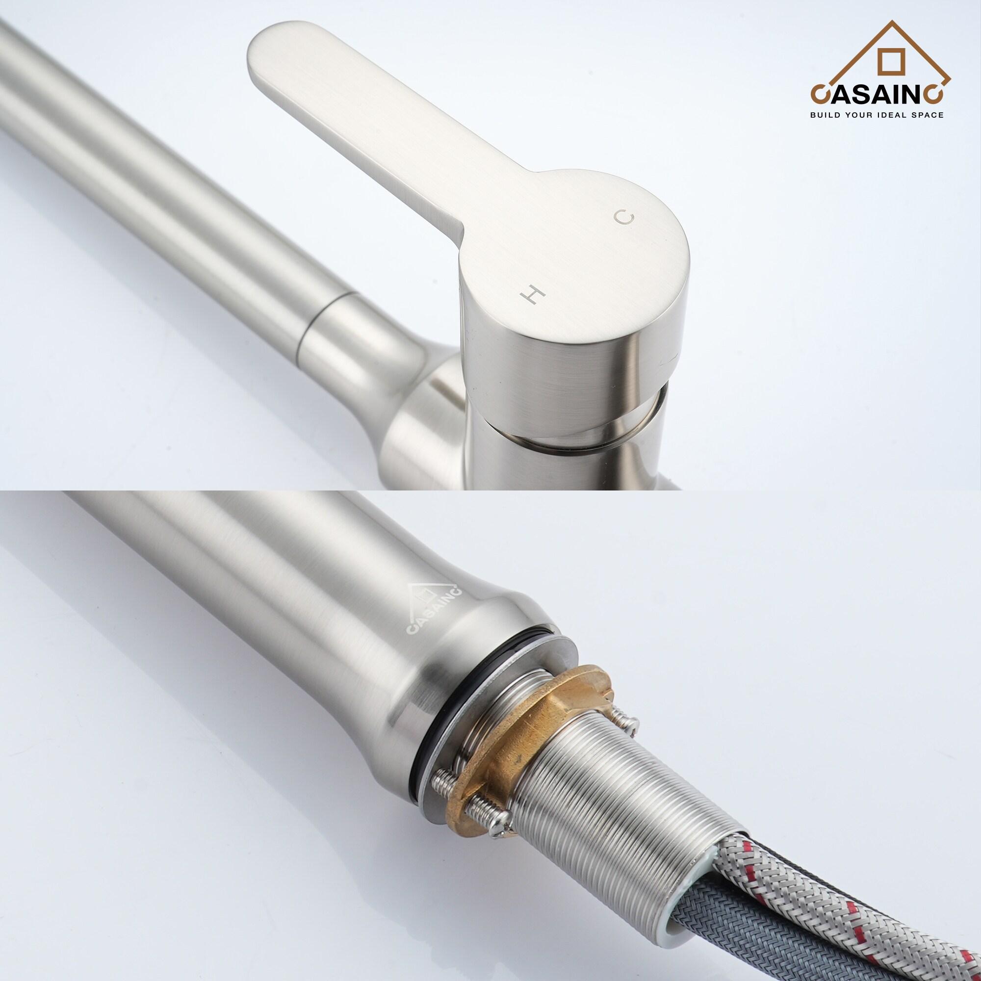 CASAINC CASAINC Single-Handle Pull-Down Kitchen Faucet Single Hole Faucet CA-D4171-BN