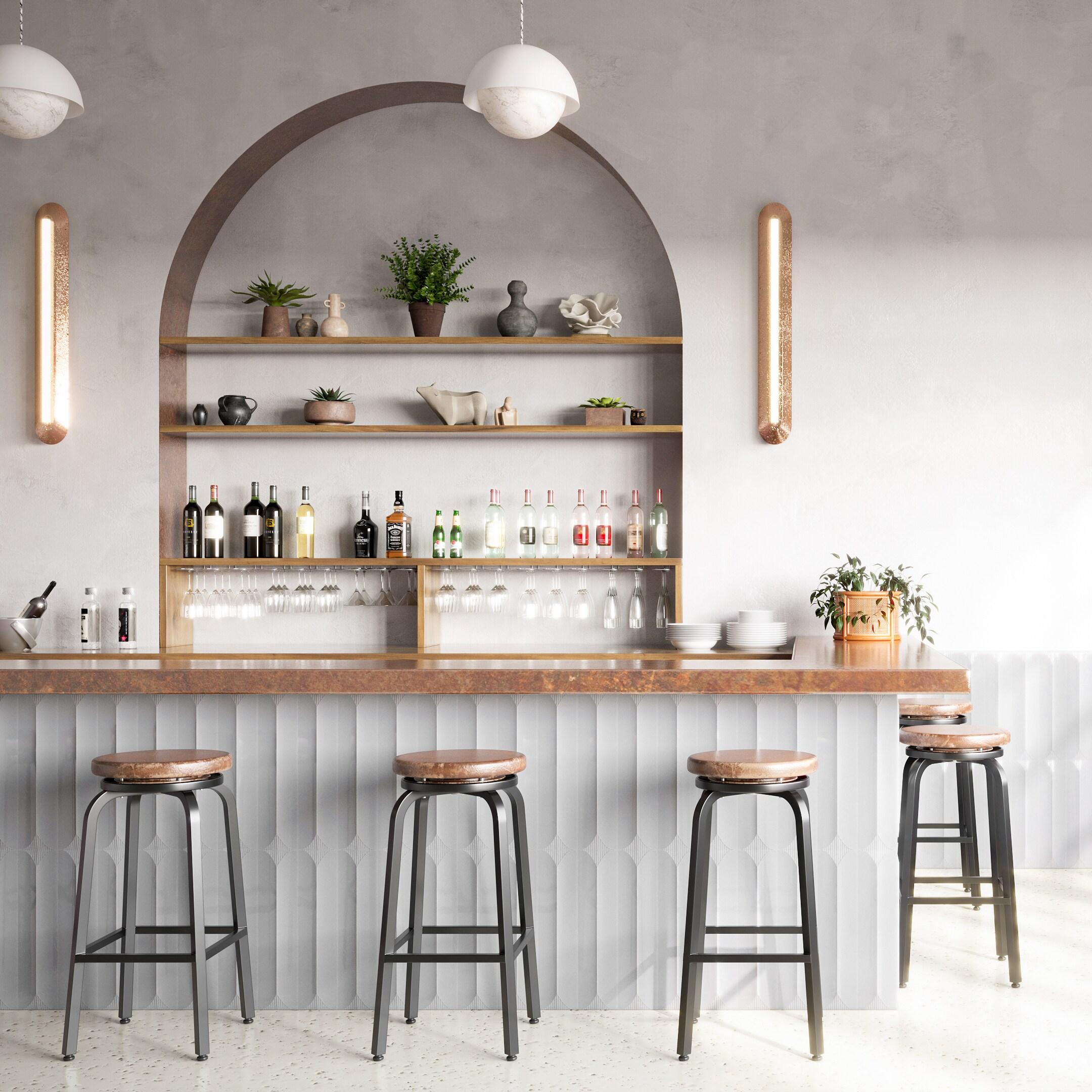 Radiant Inflex 4.43'' W x 17.62'' L Crackled Ceramic Subway Wall Tile (6.53 Sq. Ft. / Case)