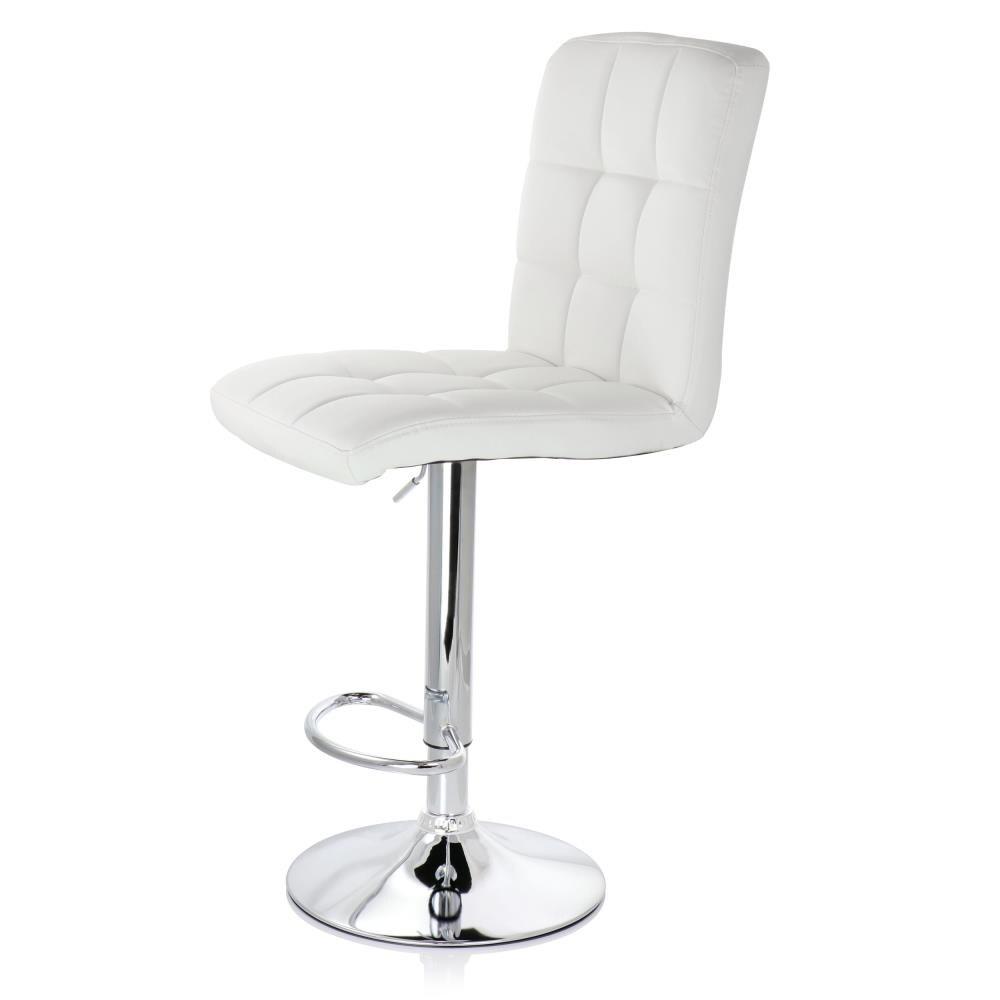 Latitude Run® Jaretssi Swivel Upholstered Adjustable Height Counter Stool with Metal Frame (Set of 2)
