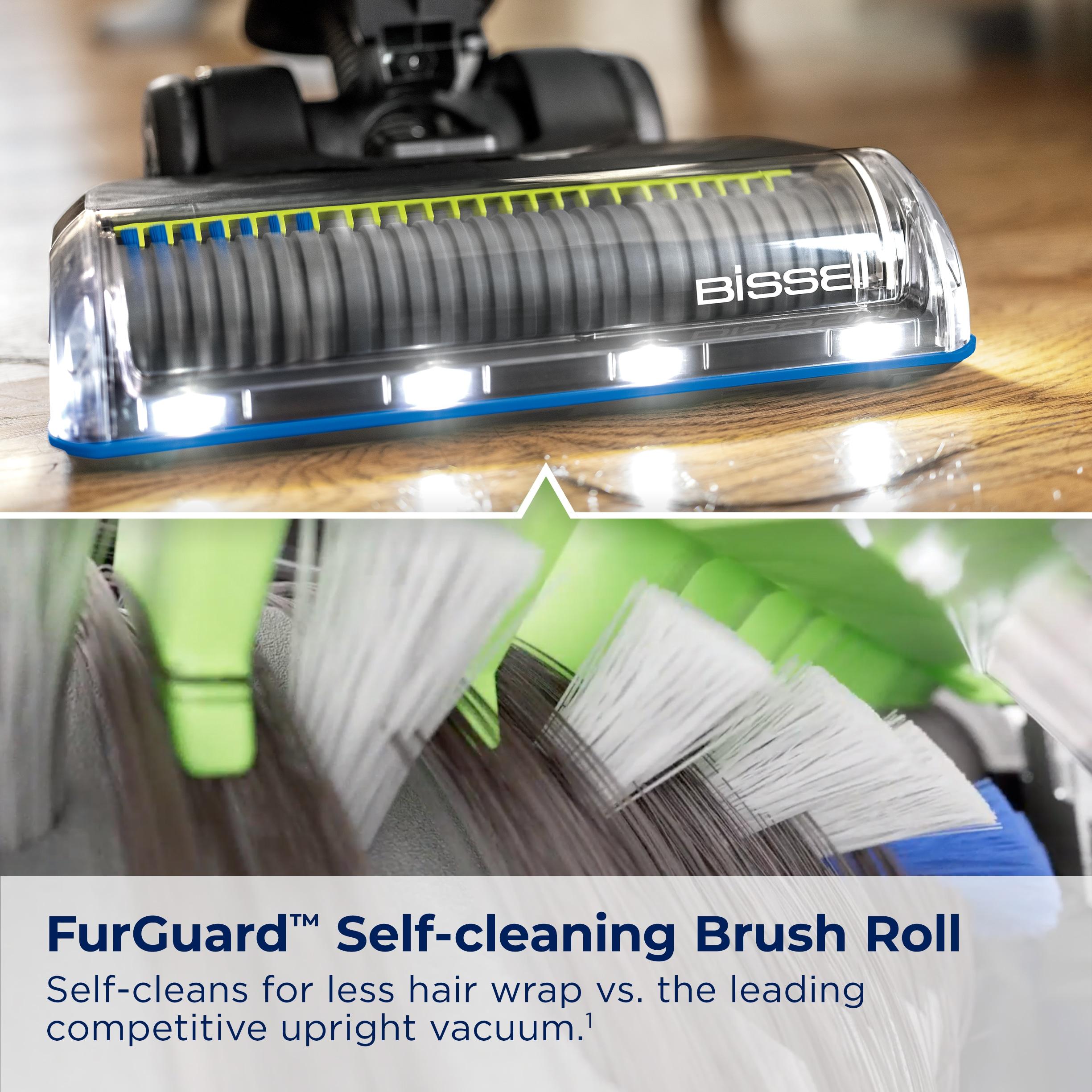 BISSELL 3774F BISSELL Pet Hair Eraser Turbo Lift-Off Vacuum, w/ Self-Cleaning Brush Roll, Powerful Pickup with TurboBrush Pivot Tool & Crevice Tool, 3774F
