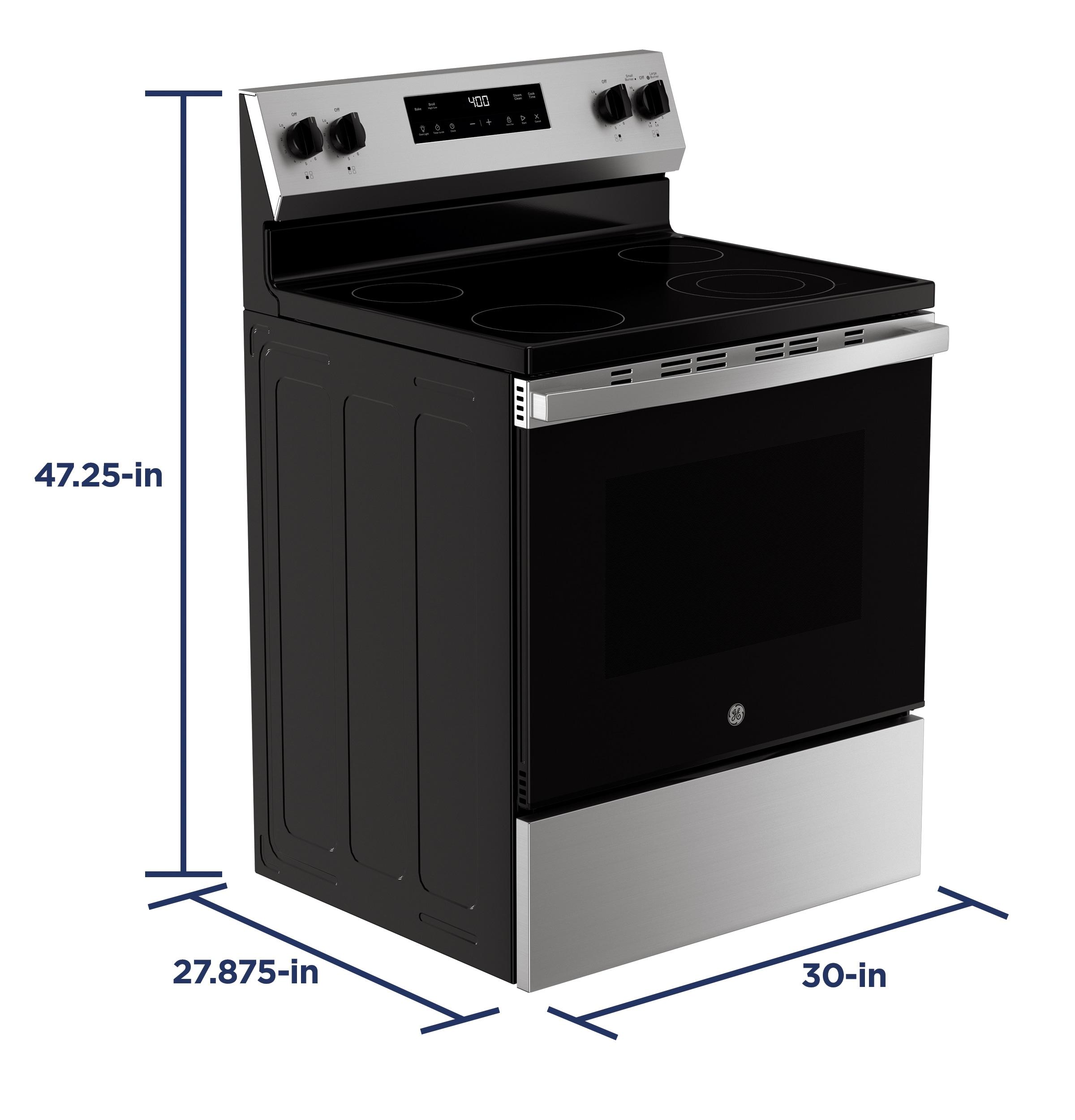 GE 30" Free-Standing Electric Range