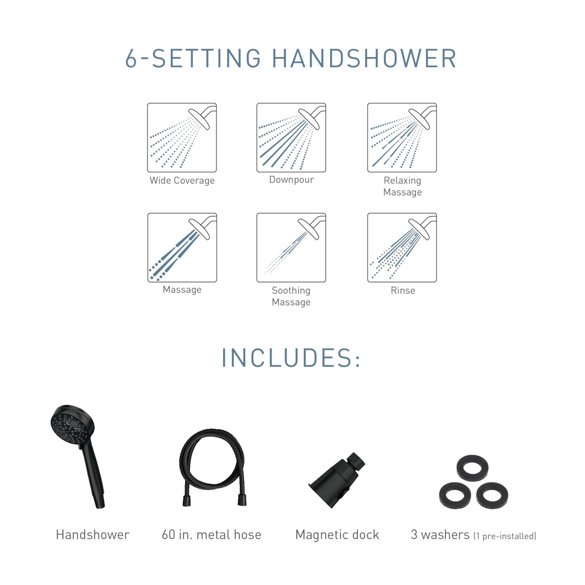 Engage Multi Function Handheld Shower Head