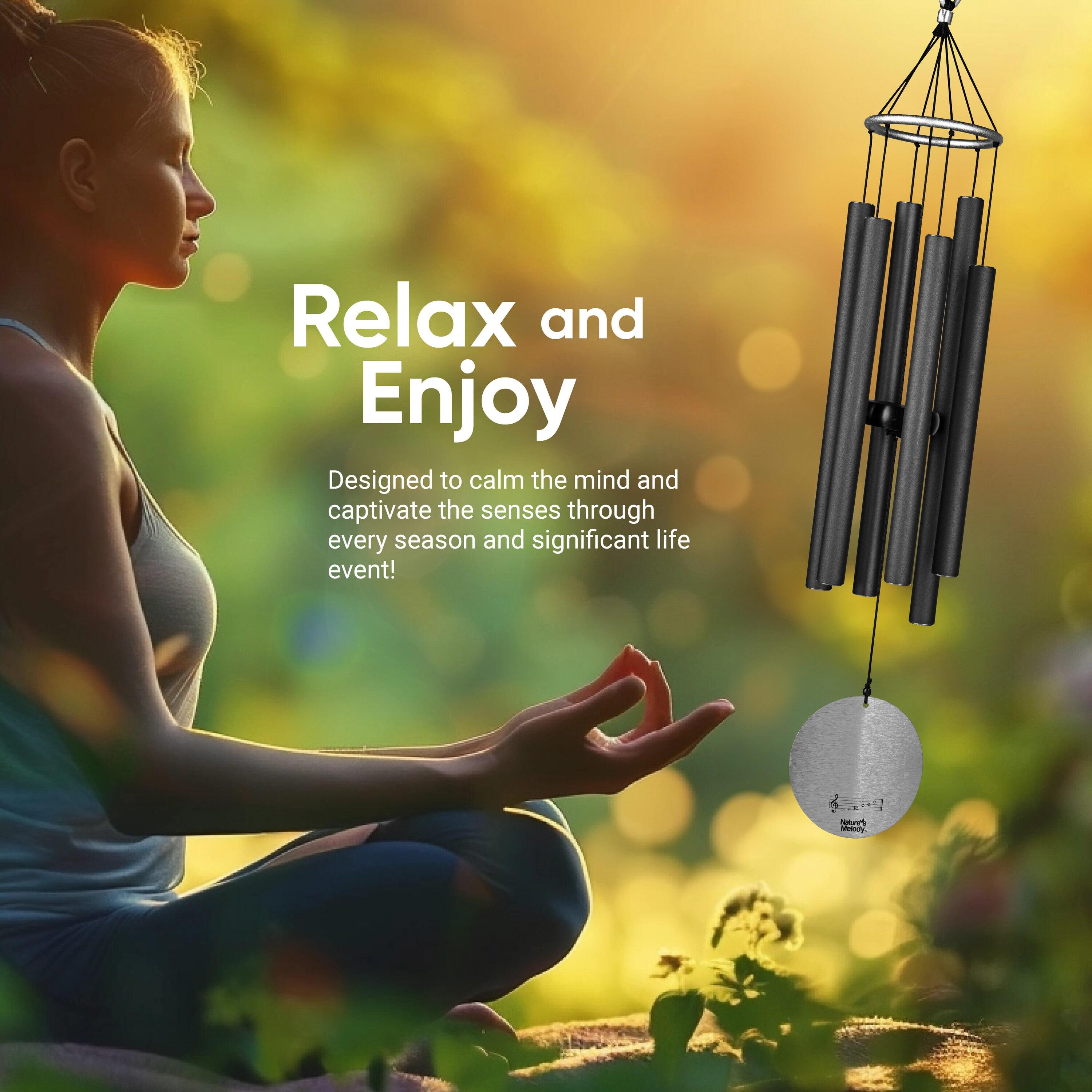Nature's Melody Tuned 6-Tube Outdoor Wind Chimes