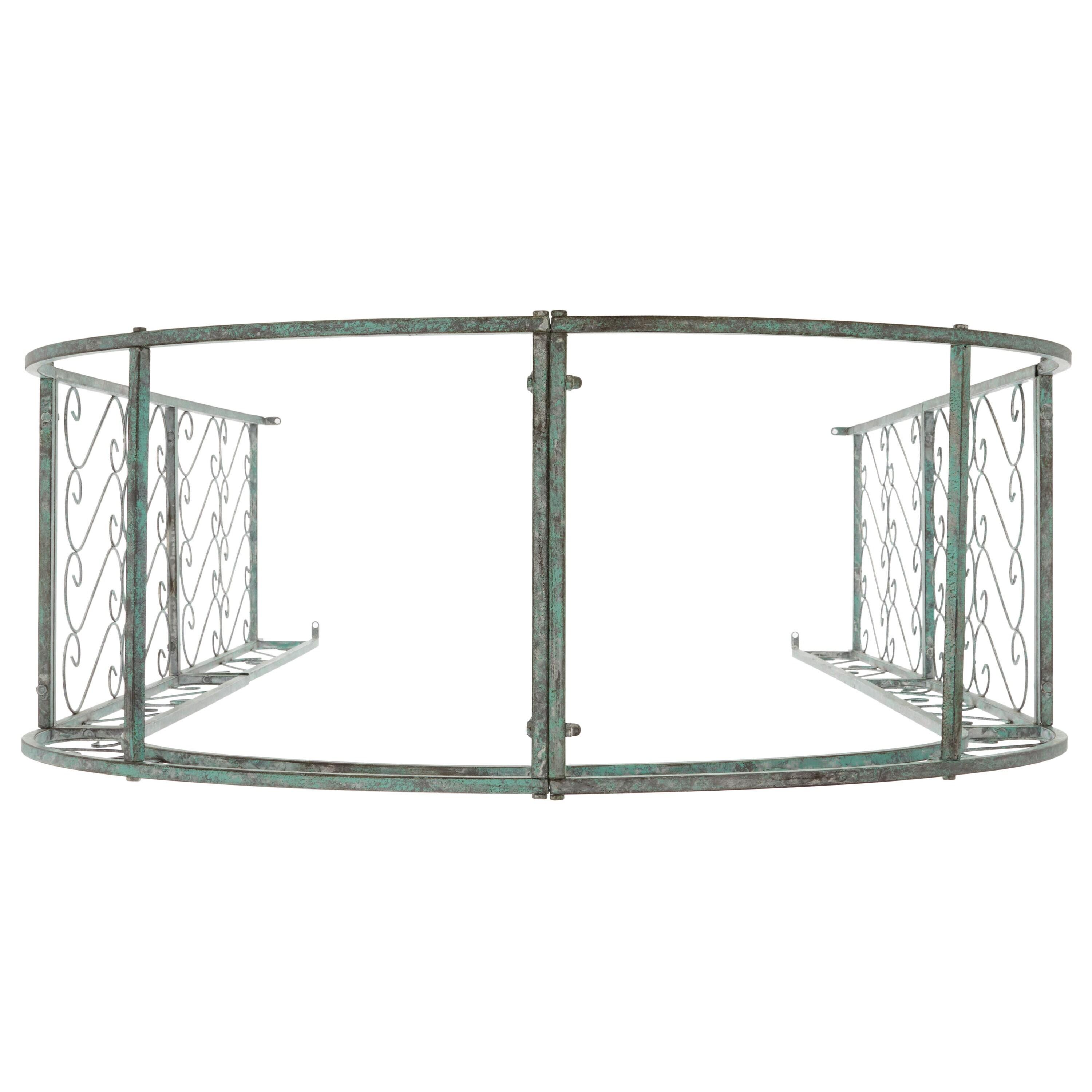Pagan 48.5'' W x 18.5'' D Iron Arbor in Green