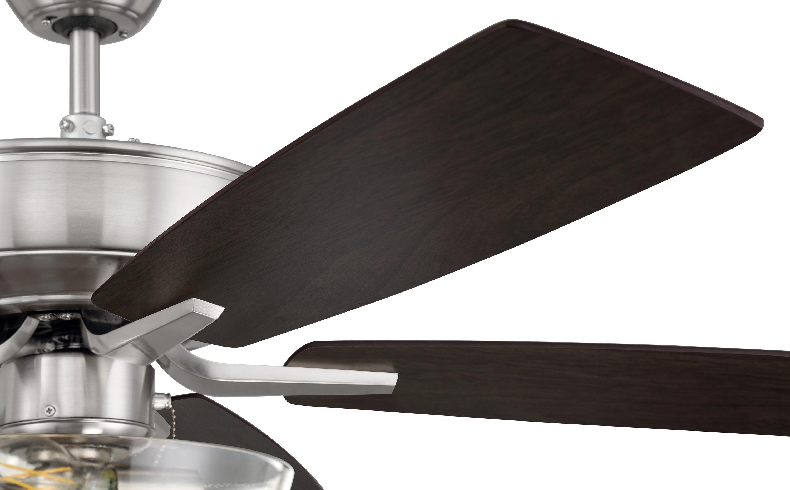 Pro Plus 101 Clear Bowl Light Kit 52'' Ceiling Fan with Light Kit
