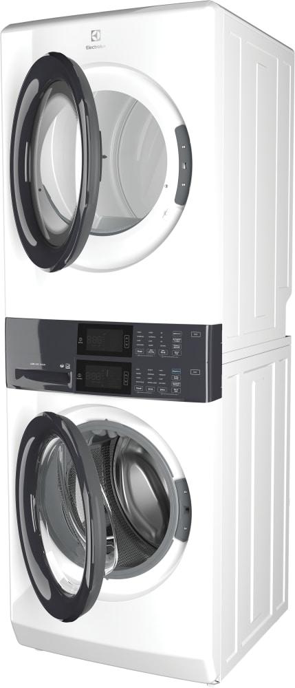 Electrolux Electrolux Washer & Dryer Set with Stackable 4.4 Cubic Feet Front Load Washer and 8 Cubic Feet Dryer with Stacking Kit ELTE7300AW