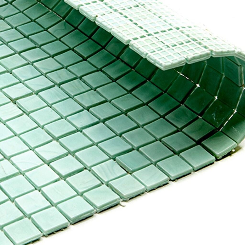 Skosh 0.6" x 0.6" Glass Grid Mosaic Wall & Floor Tile