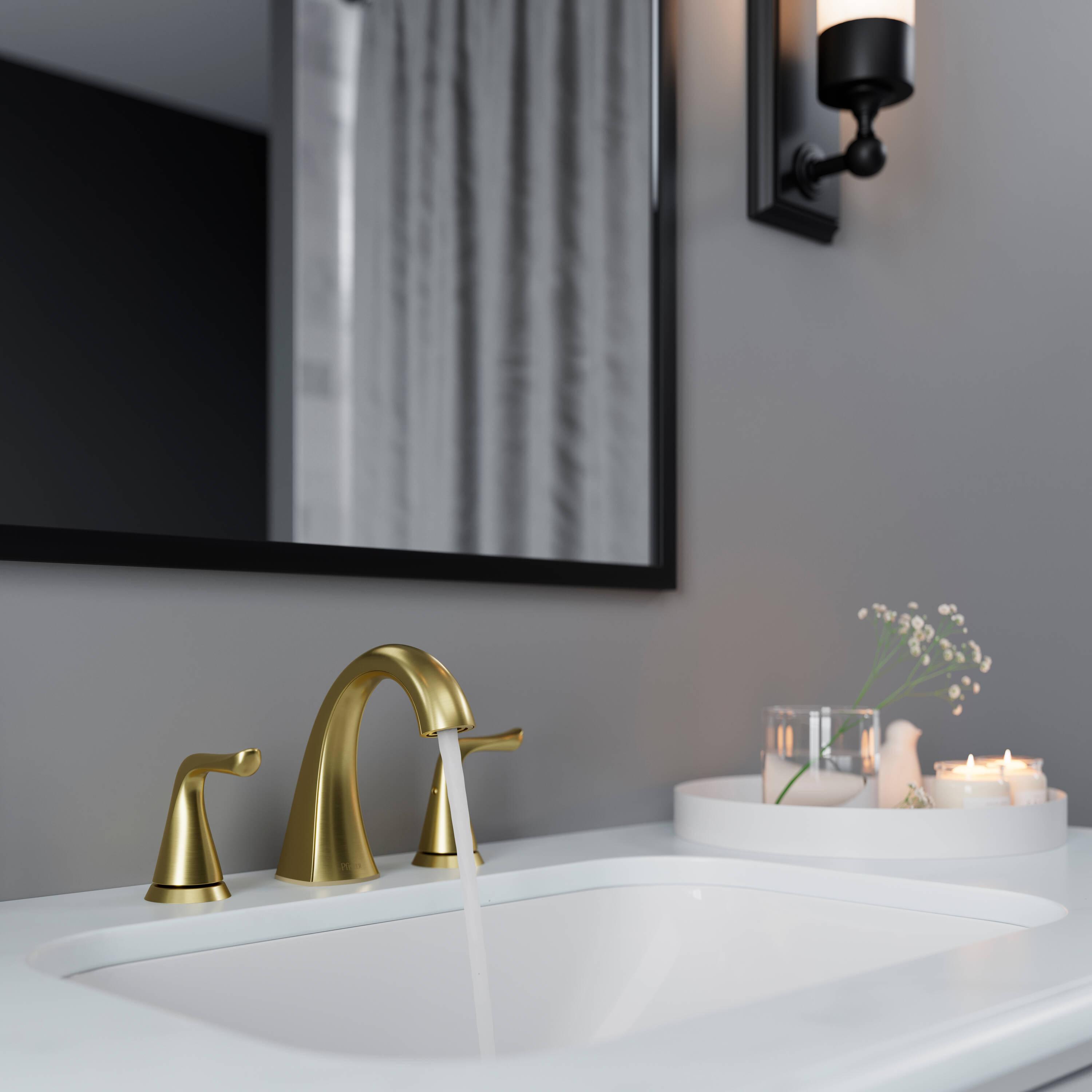 Willa Widespread Bathroom Faucet with Drain Assembly