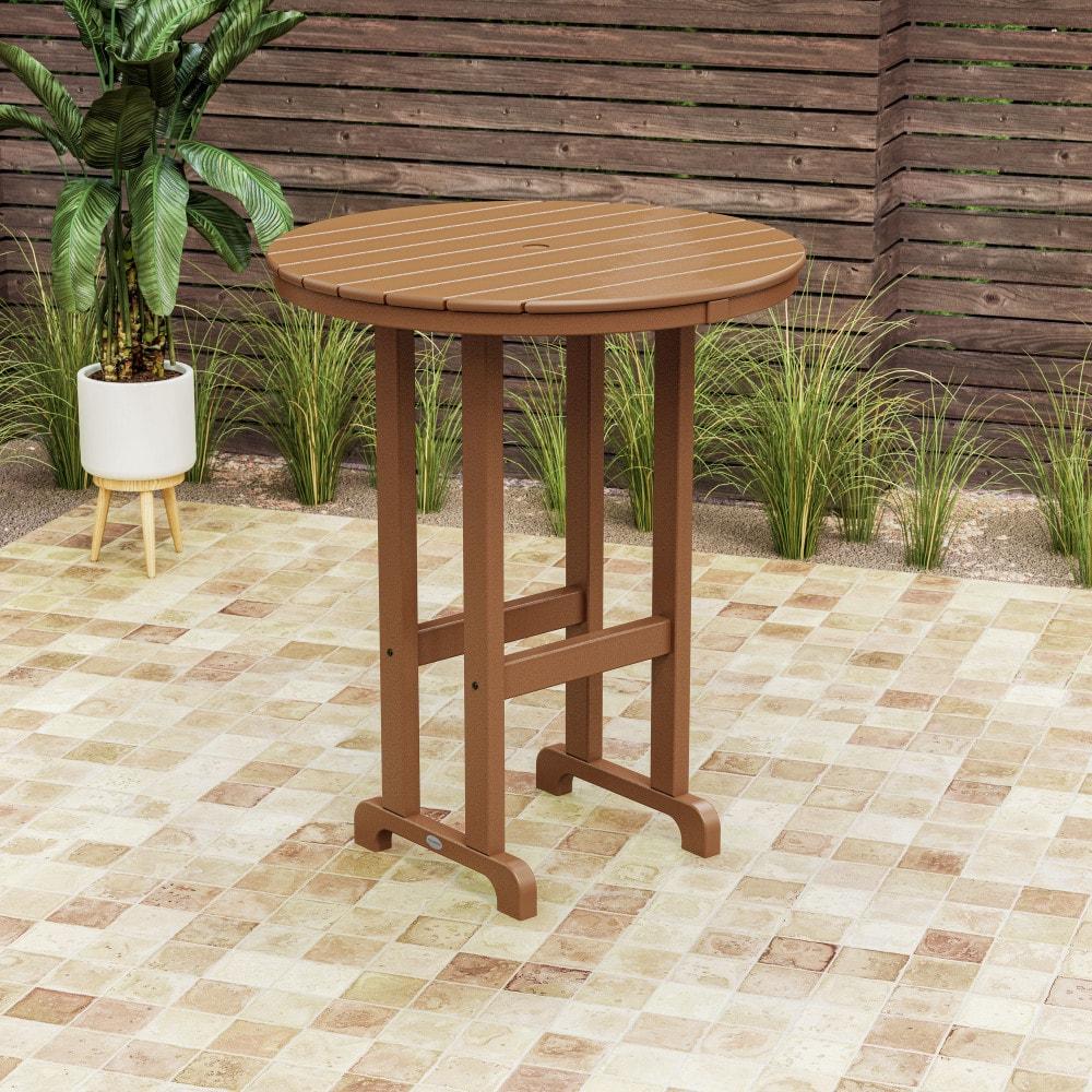 Round Farmhouse Bar Table