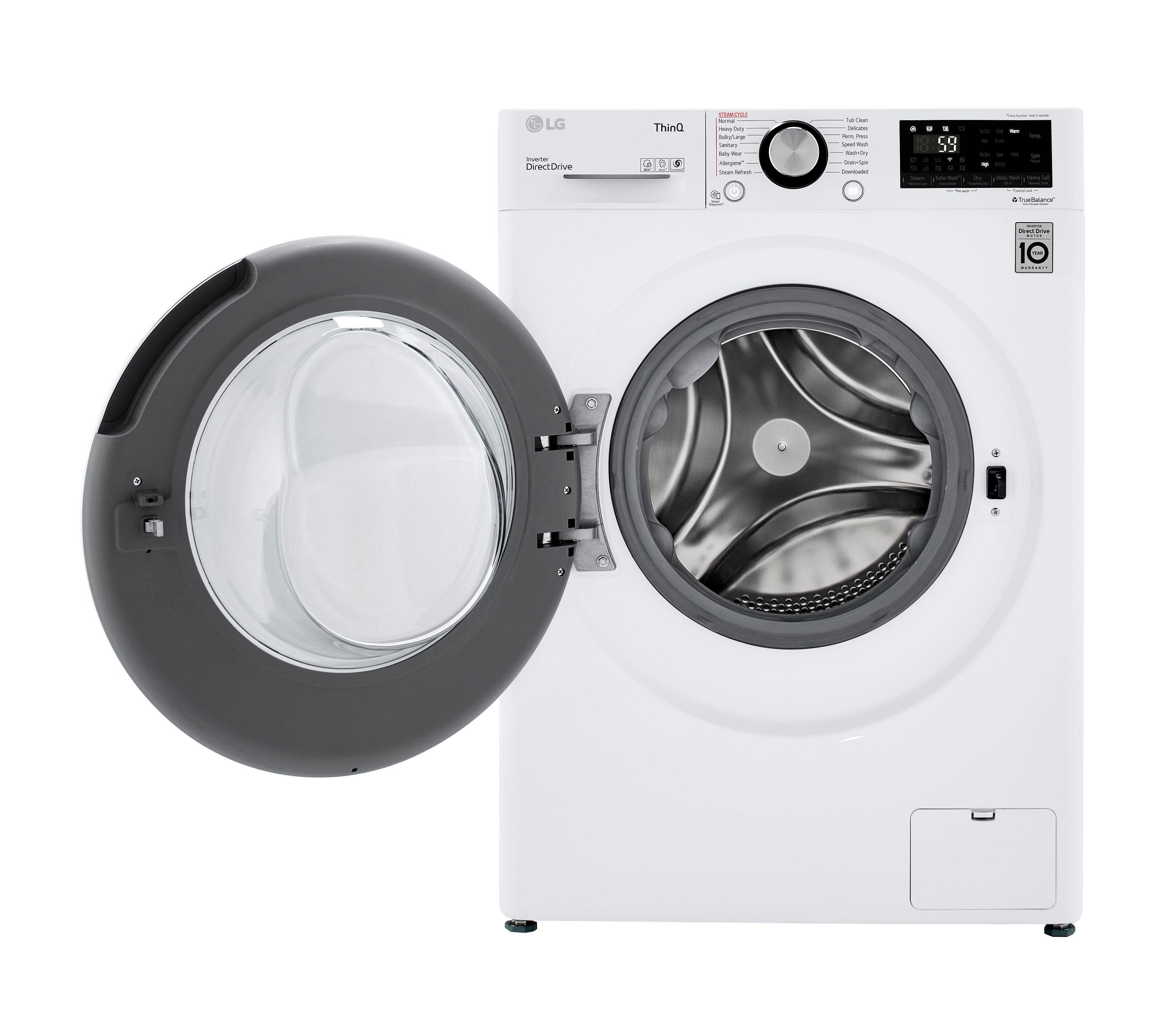 LG 24 Inch White Smart All-In-One Washer Dryer Combo