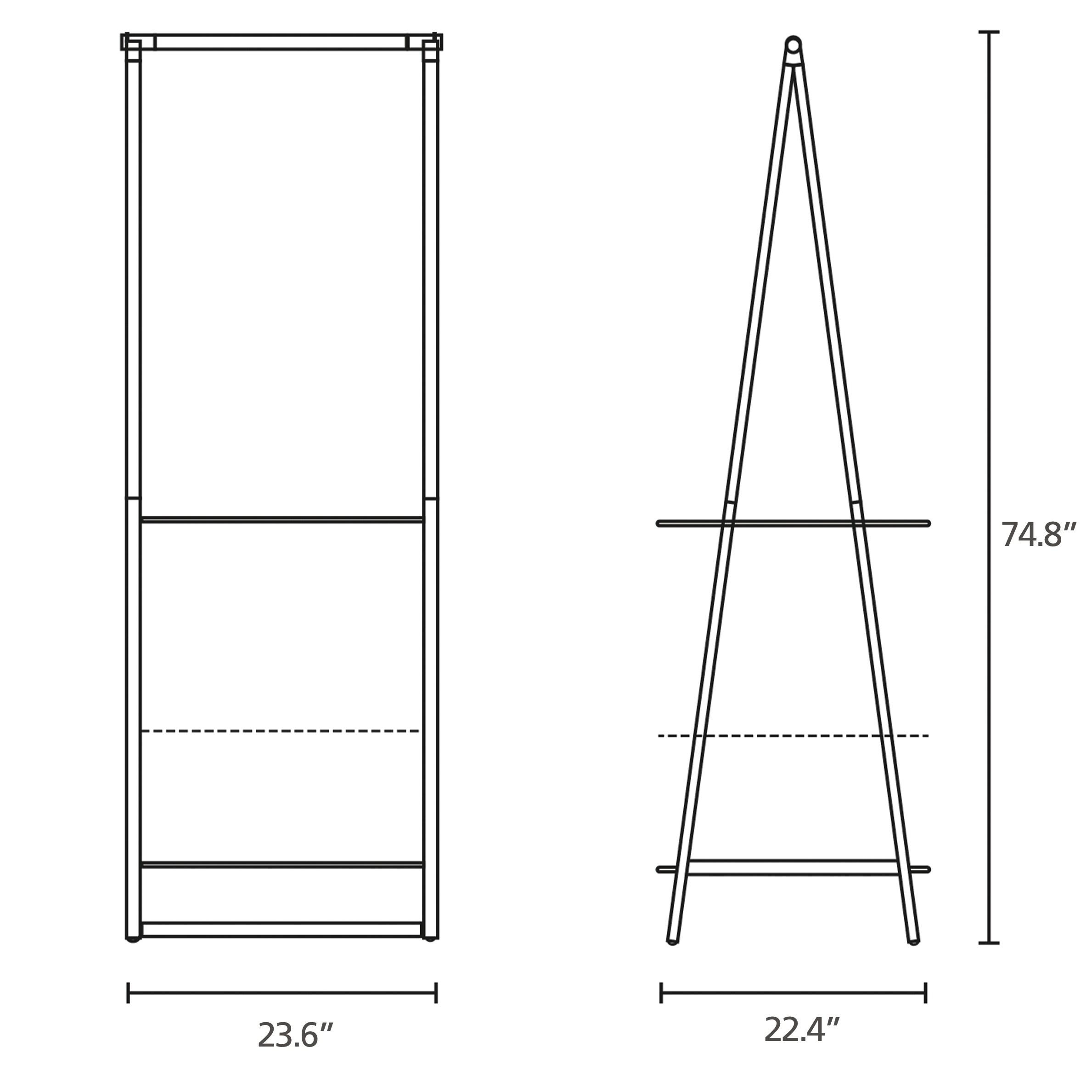 Brabantia Linn Garment Clothes Rack, Small