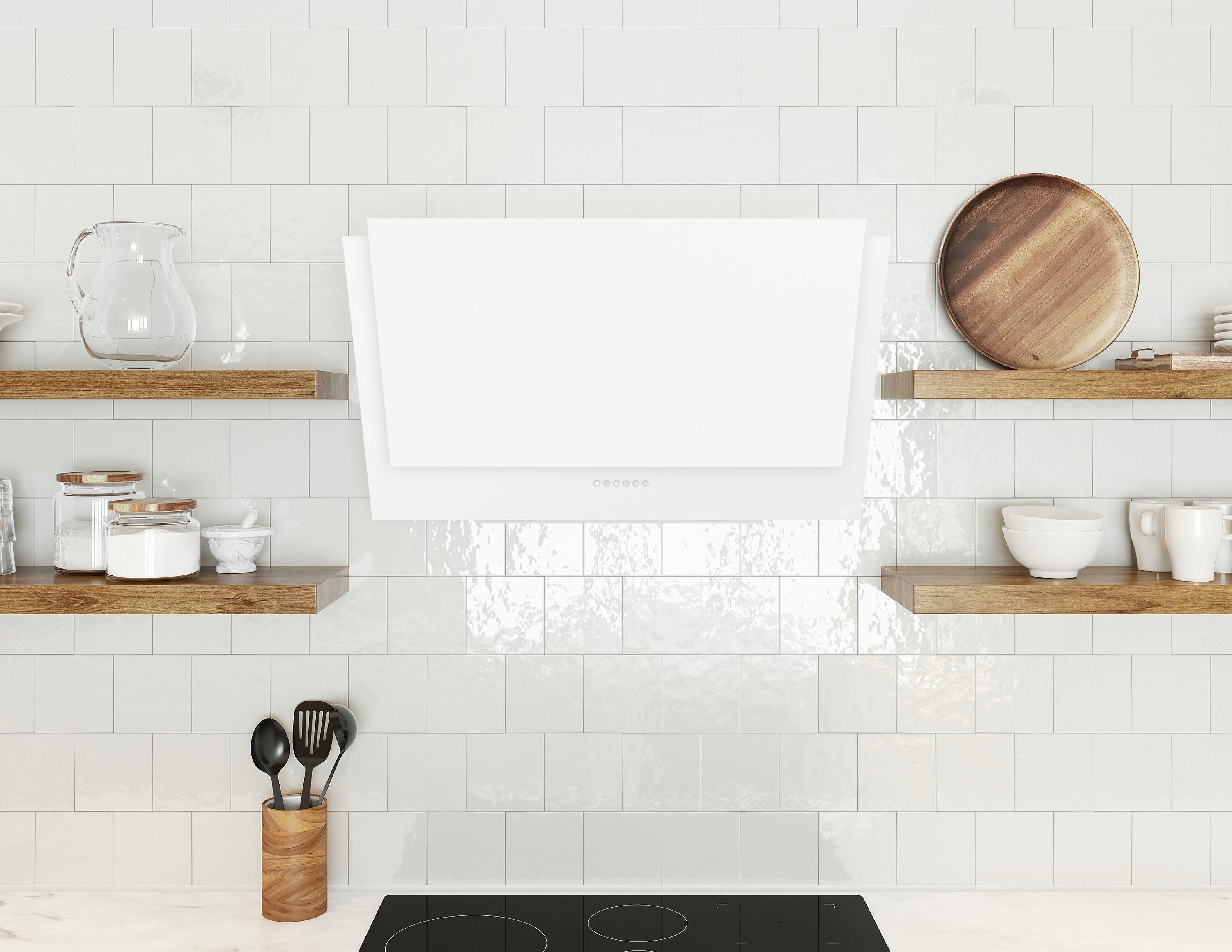 Designer Zephyr 90 cm. Shell Only Wall Mount Range Hood with LED Lights