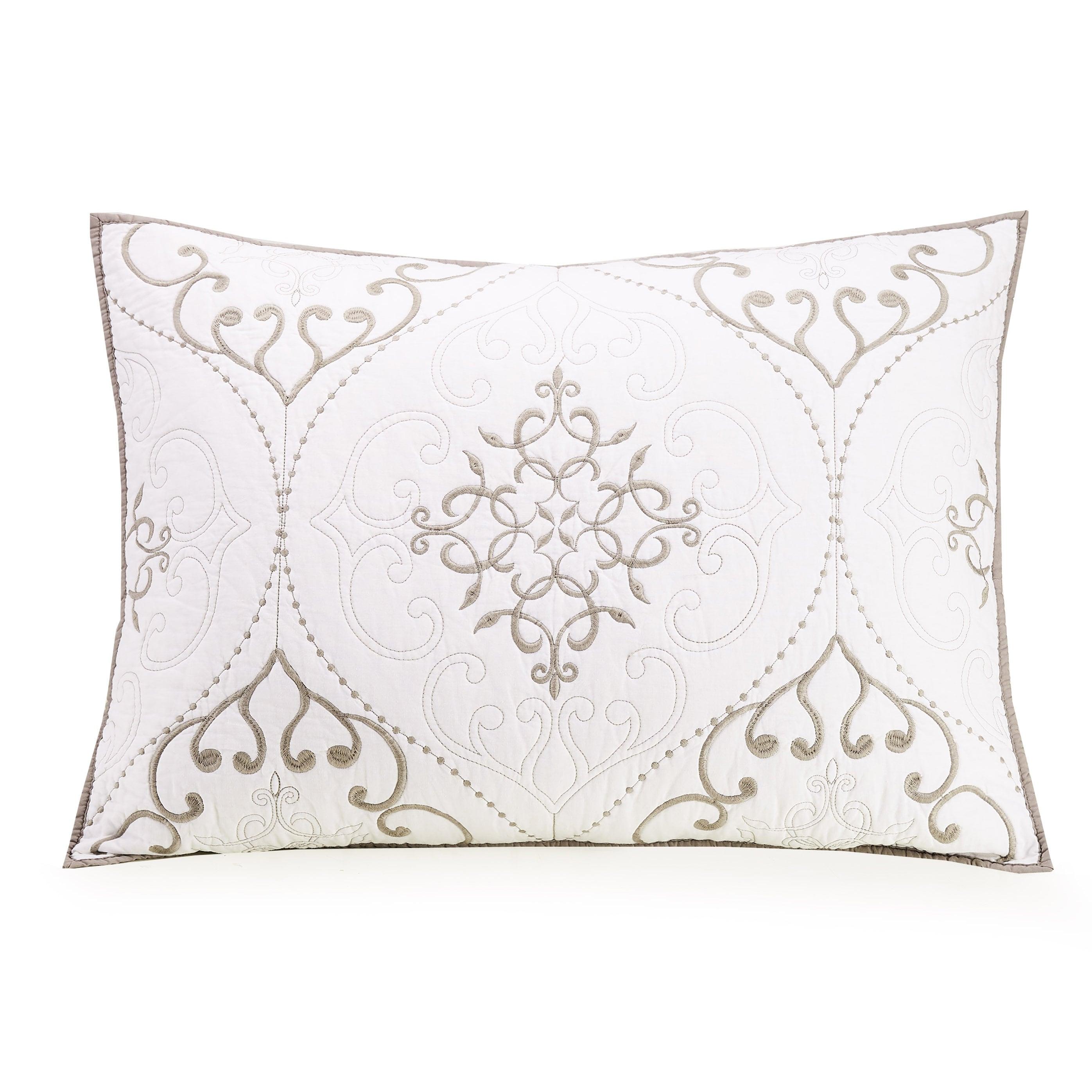 Modern Heirloom Chambers 3-Piece Embroidered Quilt Set