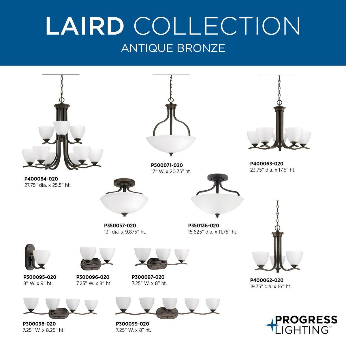 Progress Lighting - Five Light Bath - Laird - 5 Light in Transitional and