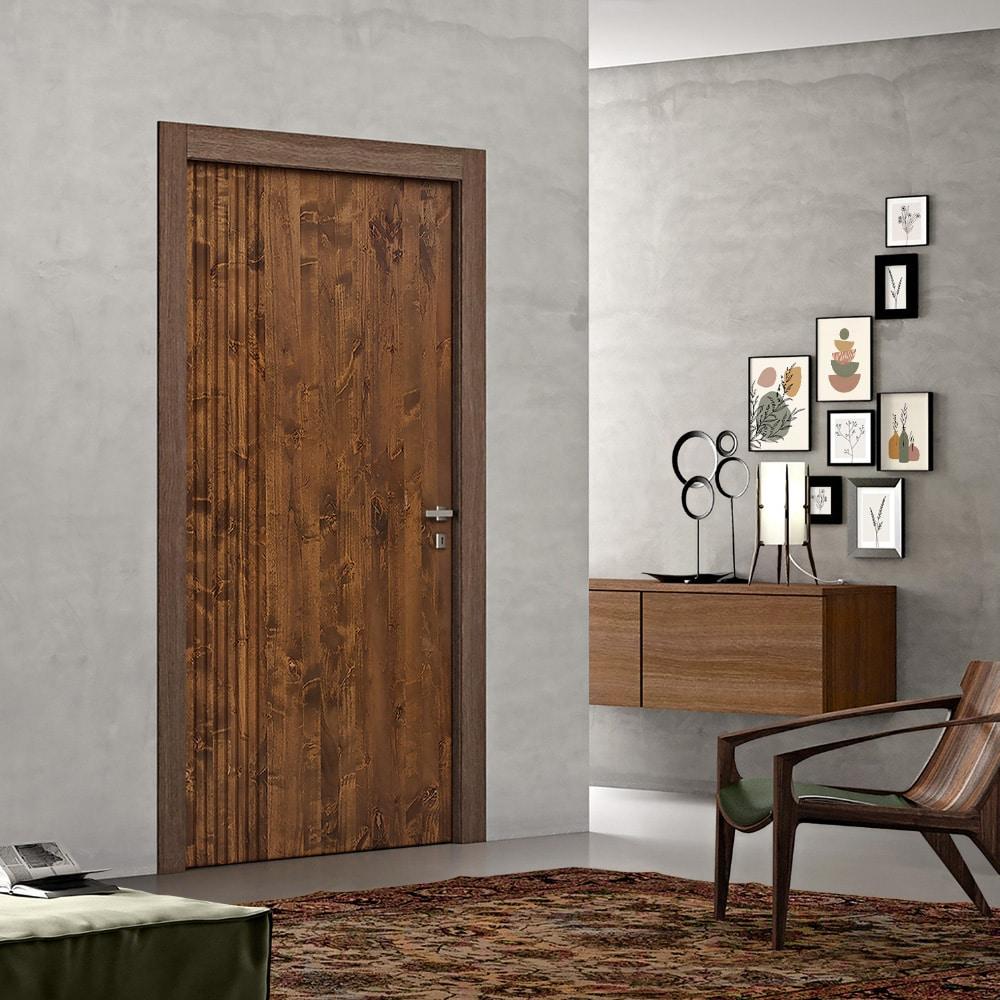 Calhome Paneled Pine Wood Standard Door