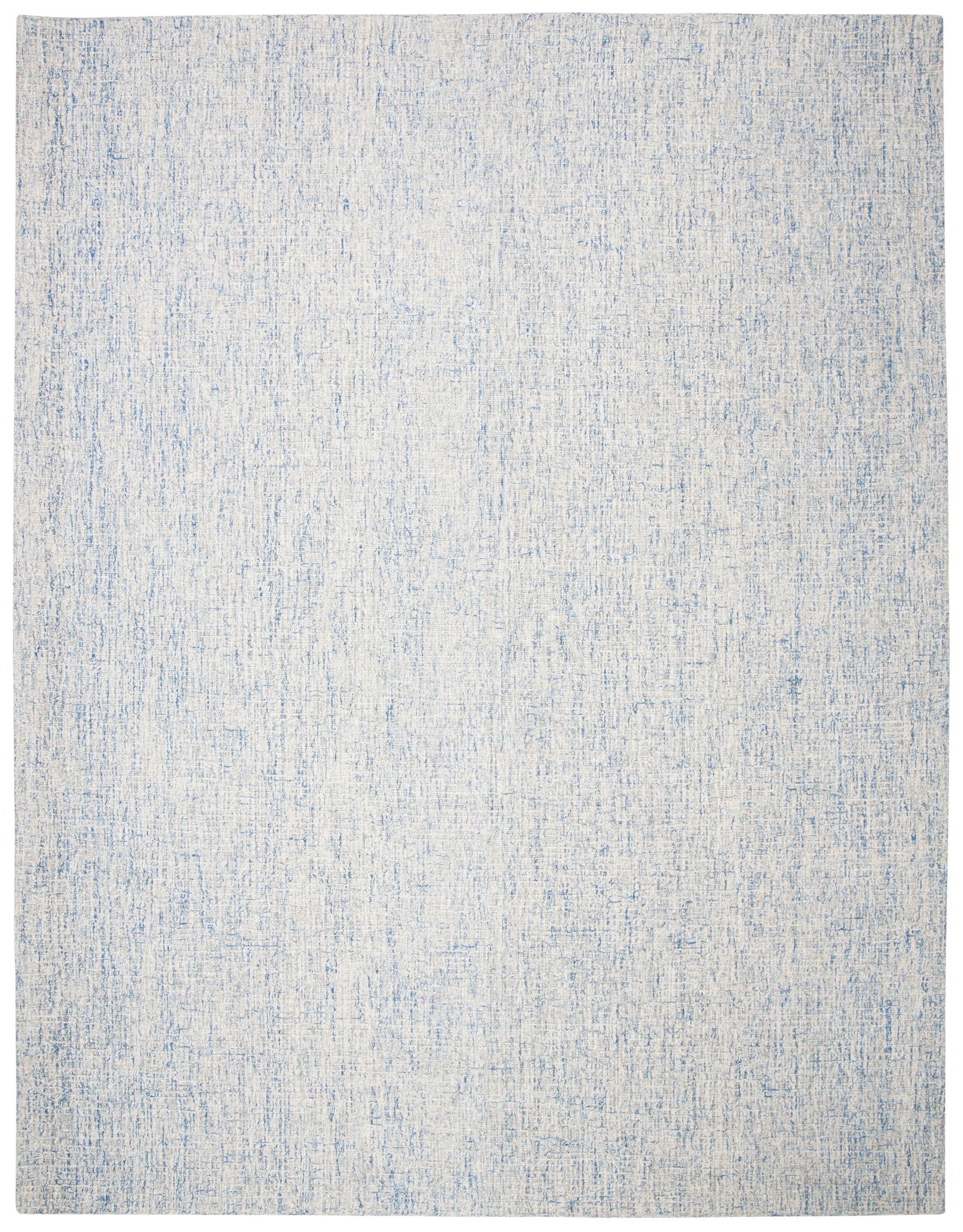 Abstract ABT471 Handmade Indoor Area Rug - Ivory/Blue - 9'x12' - Safavieh