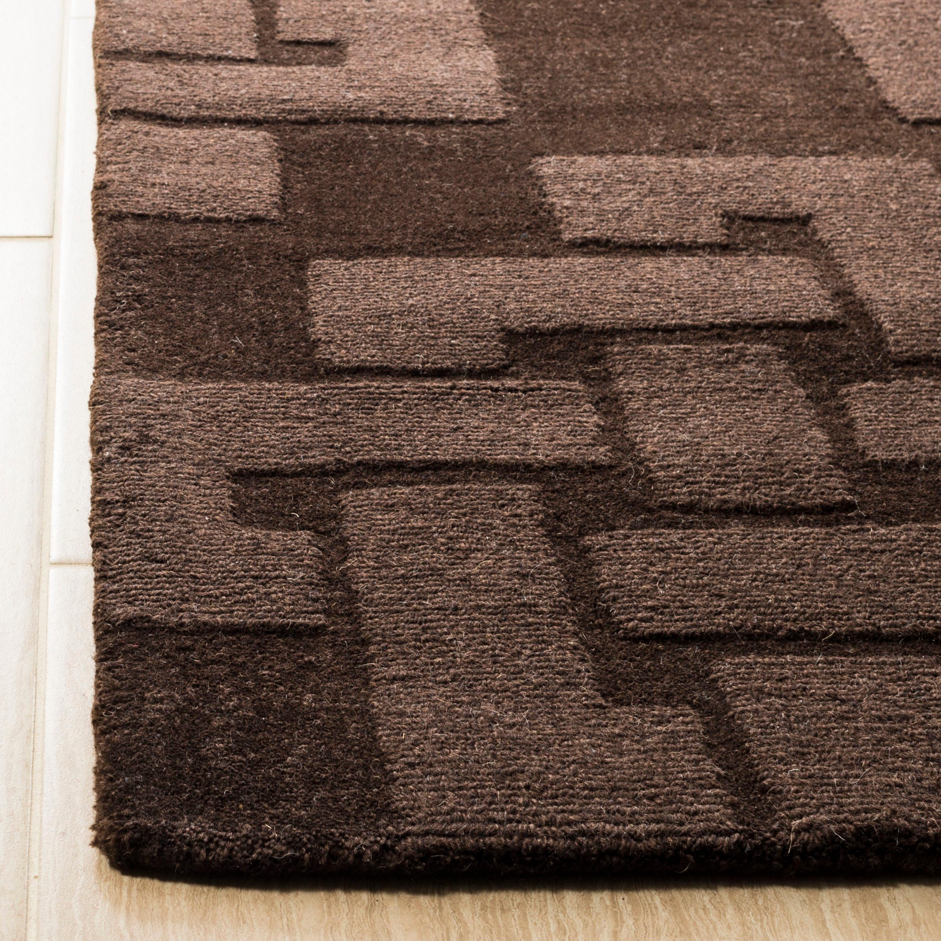 Martha Stewart Hand Tufted Wool Pile Geometric Rug