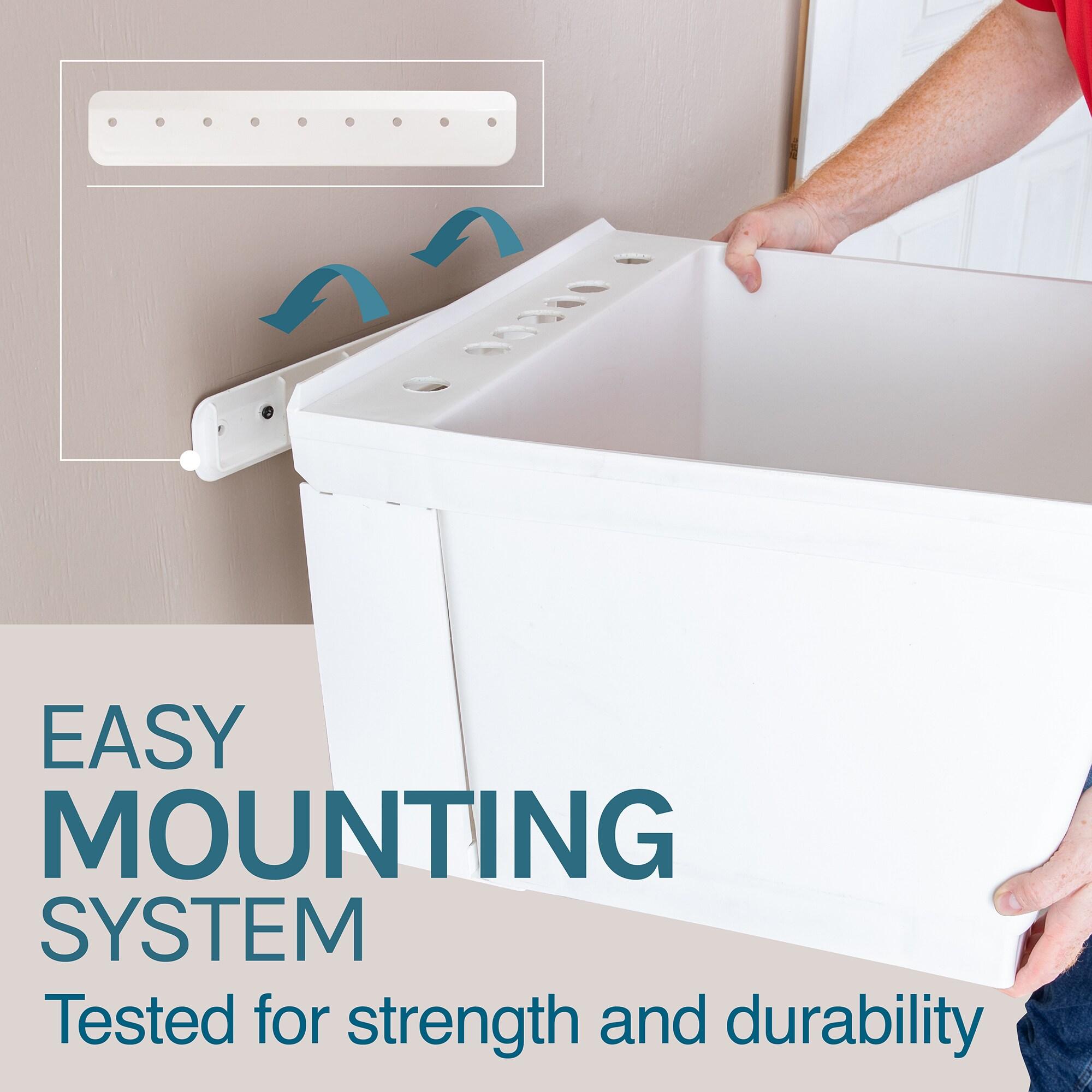 23" L x 24" W Wall Mount Laundry Sink
