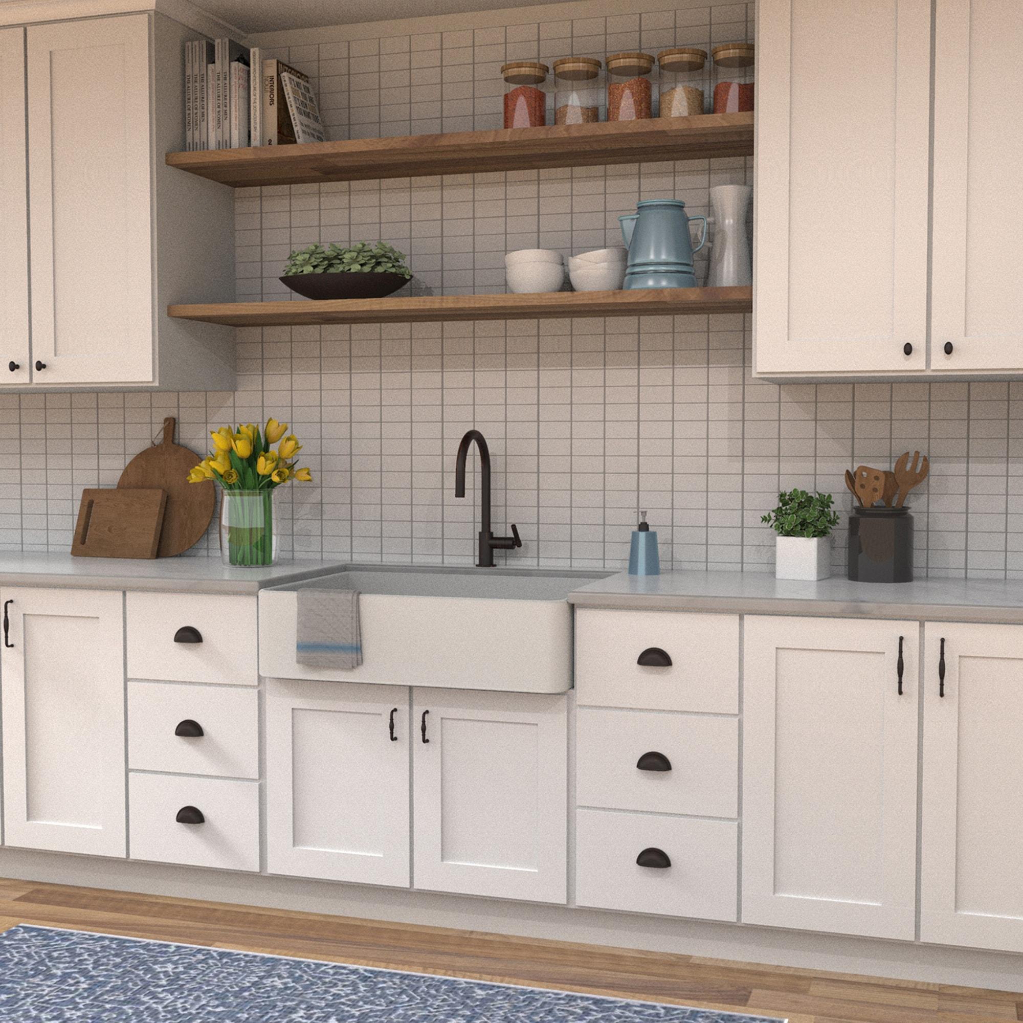 Hickory Hardware Williamsburg 1 1/4" Length Oval Knob