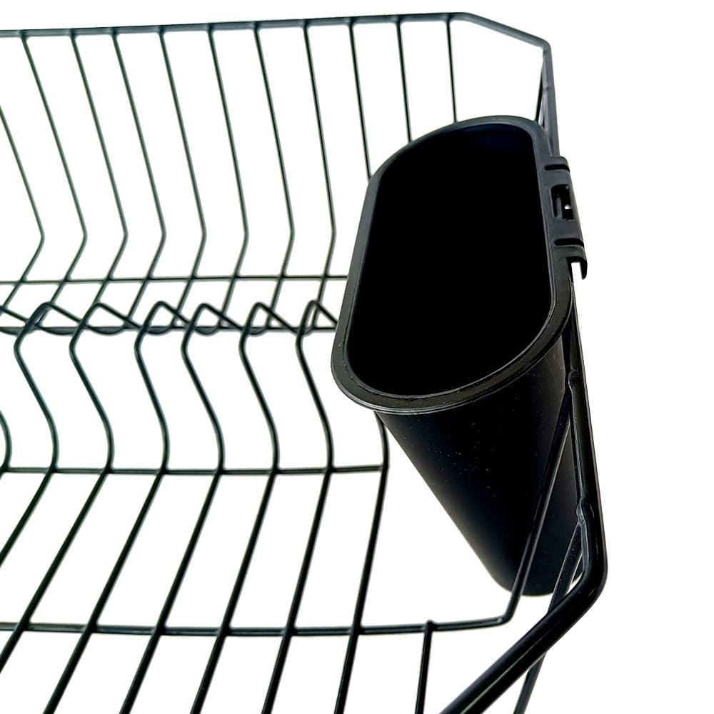 Panacea Steel Small Black Dish Drainer