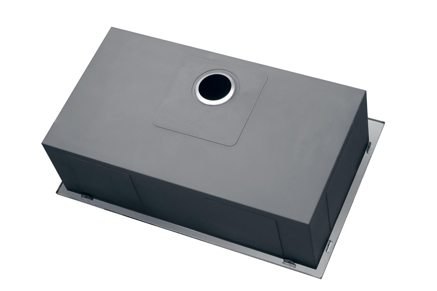 Ruvati 33 x 22 inch Drop-in Topmount Zero Radius Stainless Steel Kitchen Sink Single Bowl - 4 holes