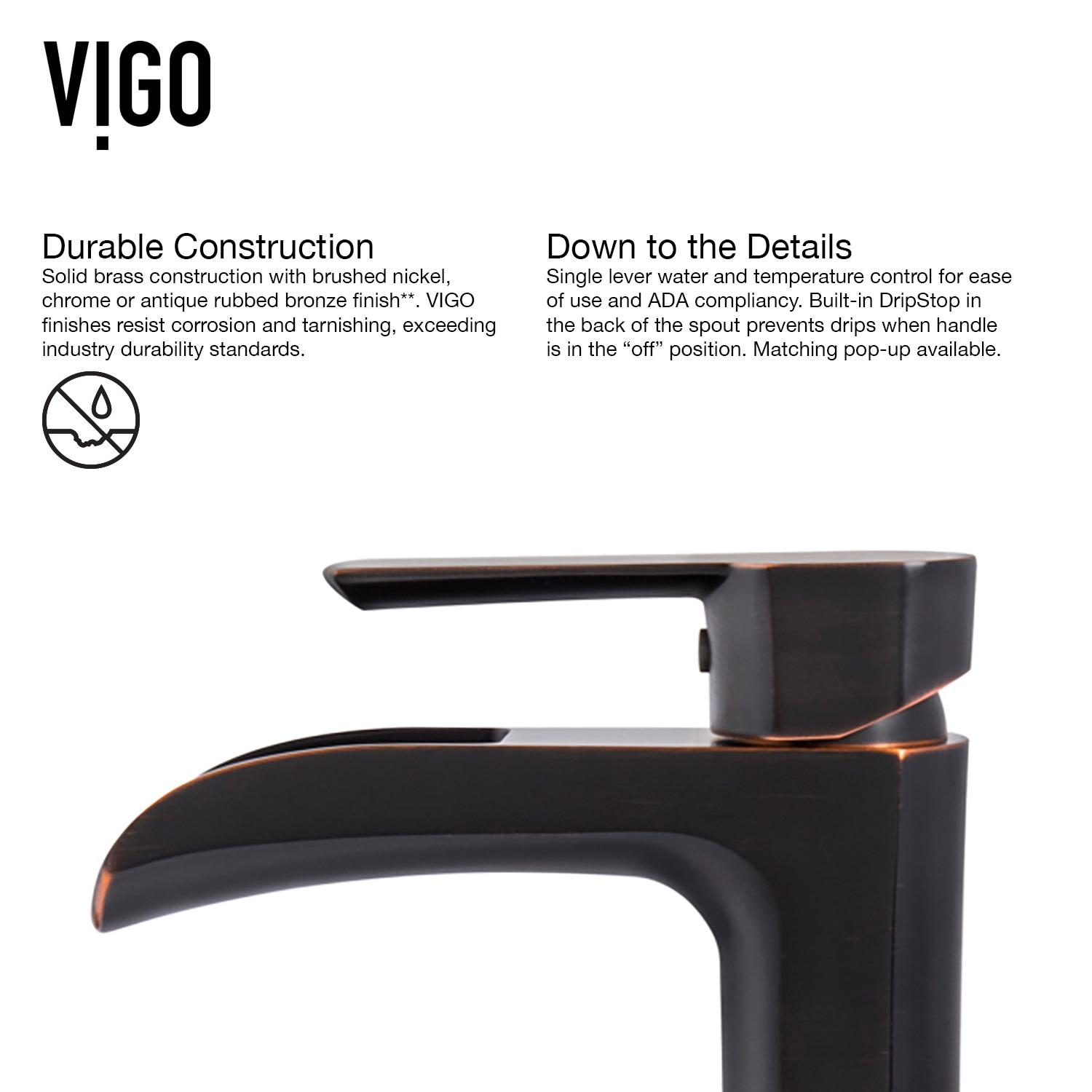 Niko 11" H Single Handle Vessel Sink Bathroom Faucet