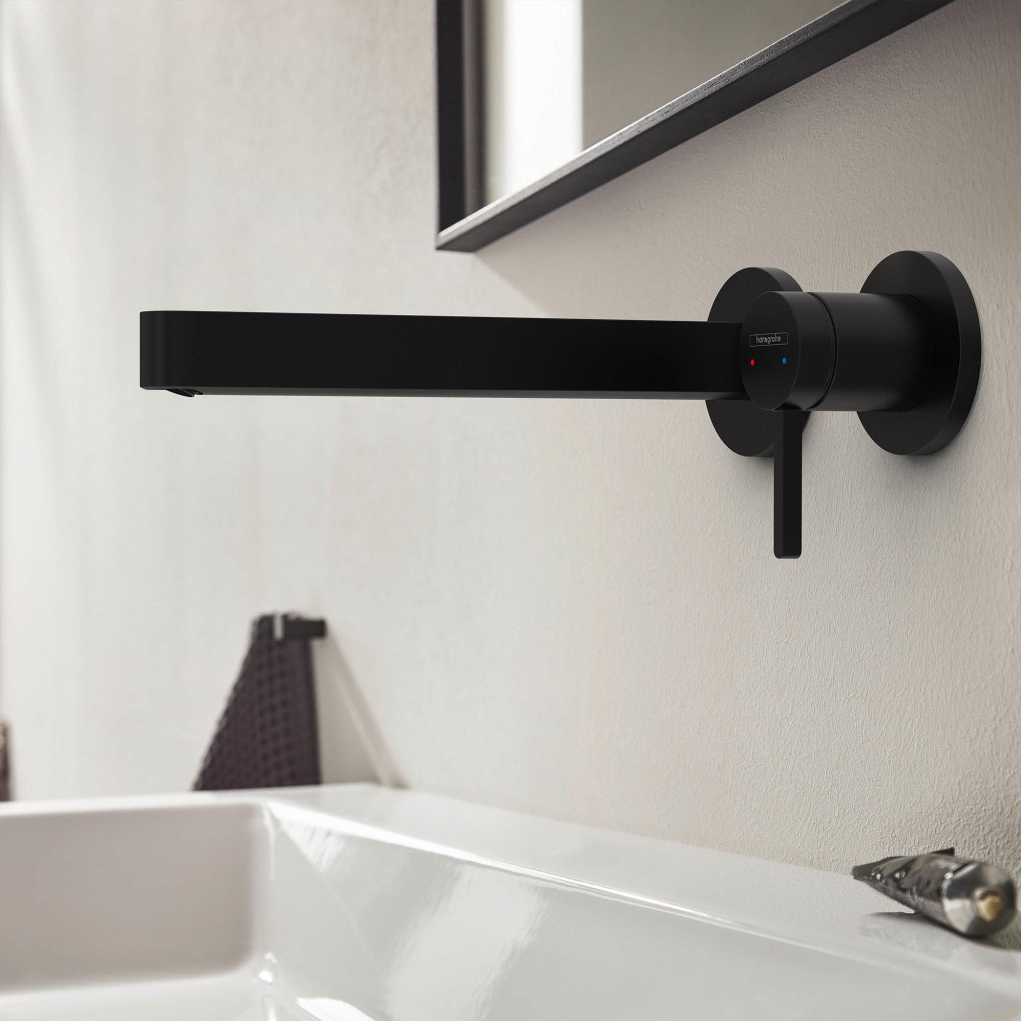 hansgrohe Finoris Wall-Mounted Single-Handle Faucet Trim, 1.2 GPM