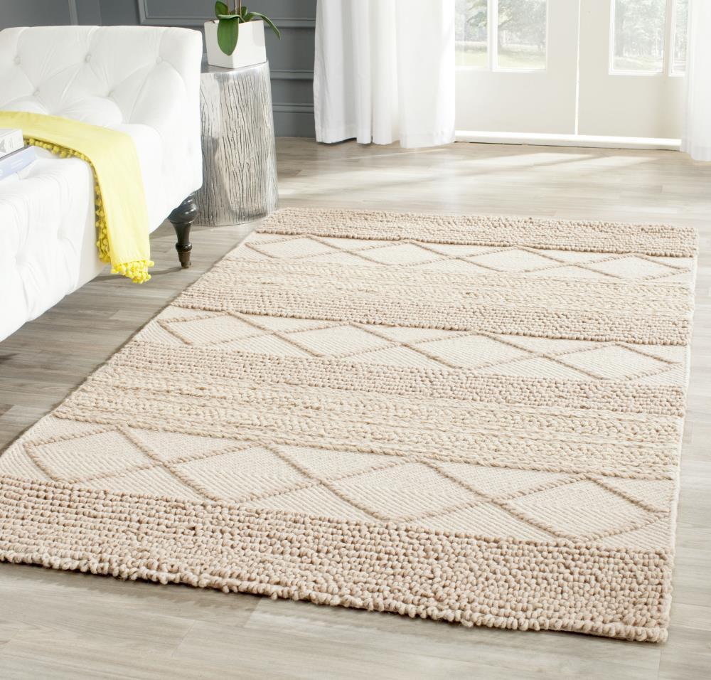 Natura NAT217 Hand Woven Indoor Area Rug - Beige - 5'x8' - Safavieh.