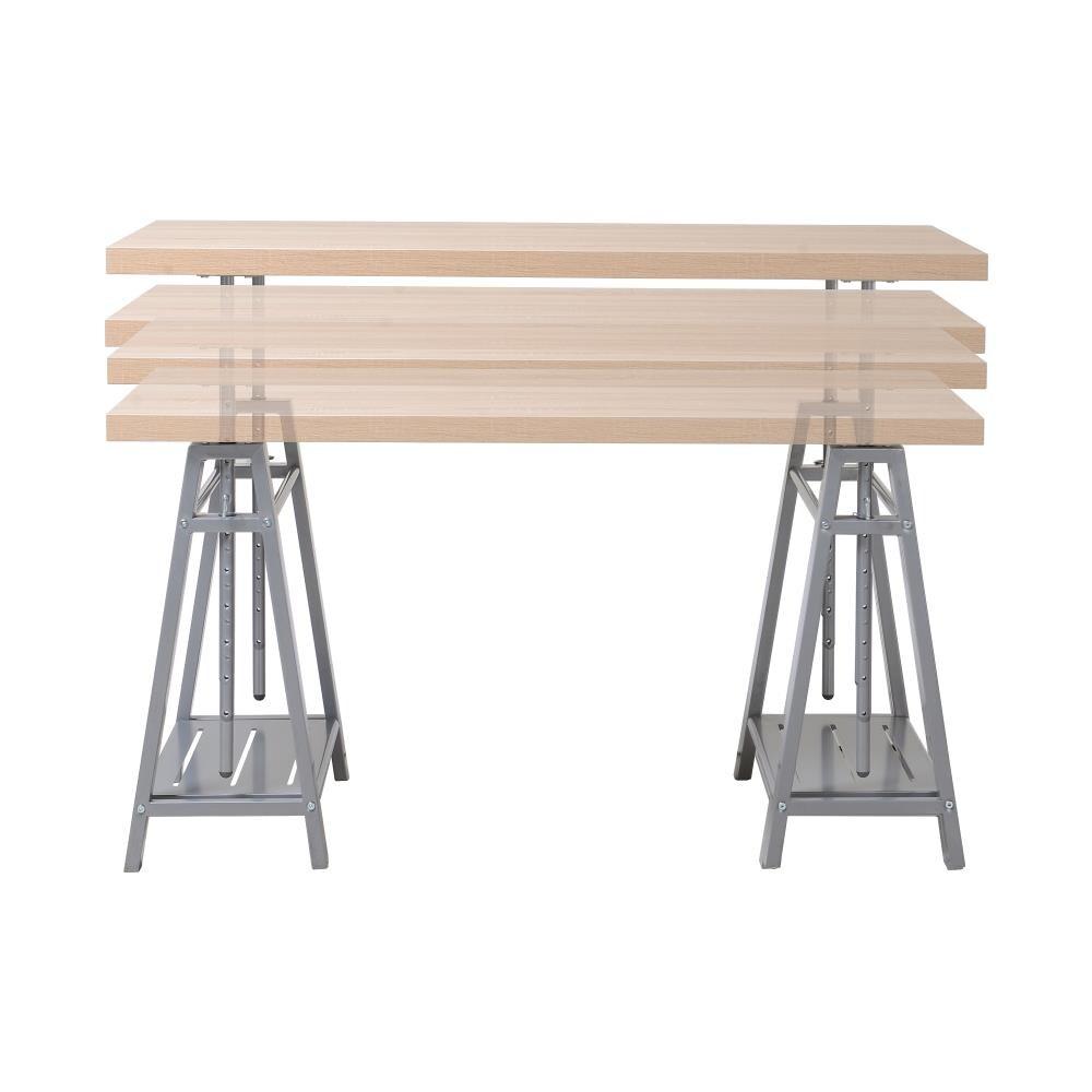 Williston Forge Cayuga Adjustable Solid Wood Top Standing Desk