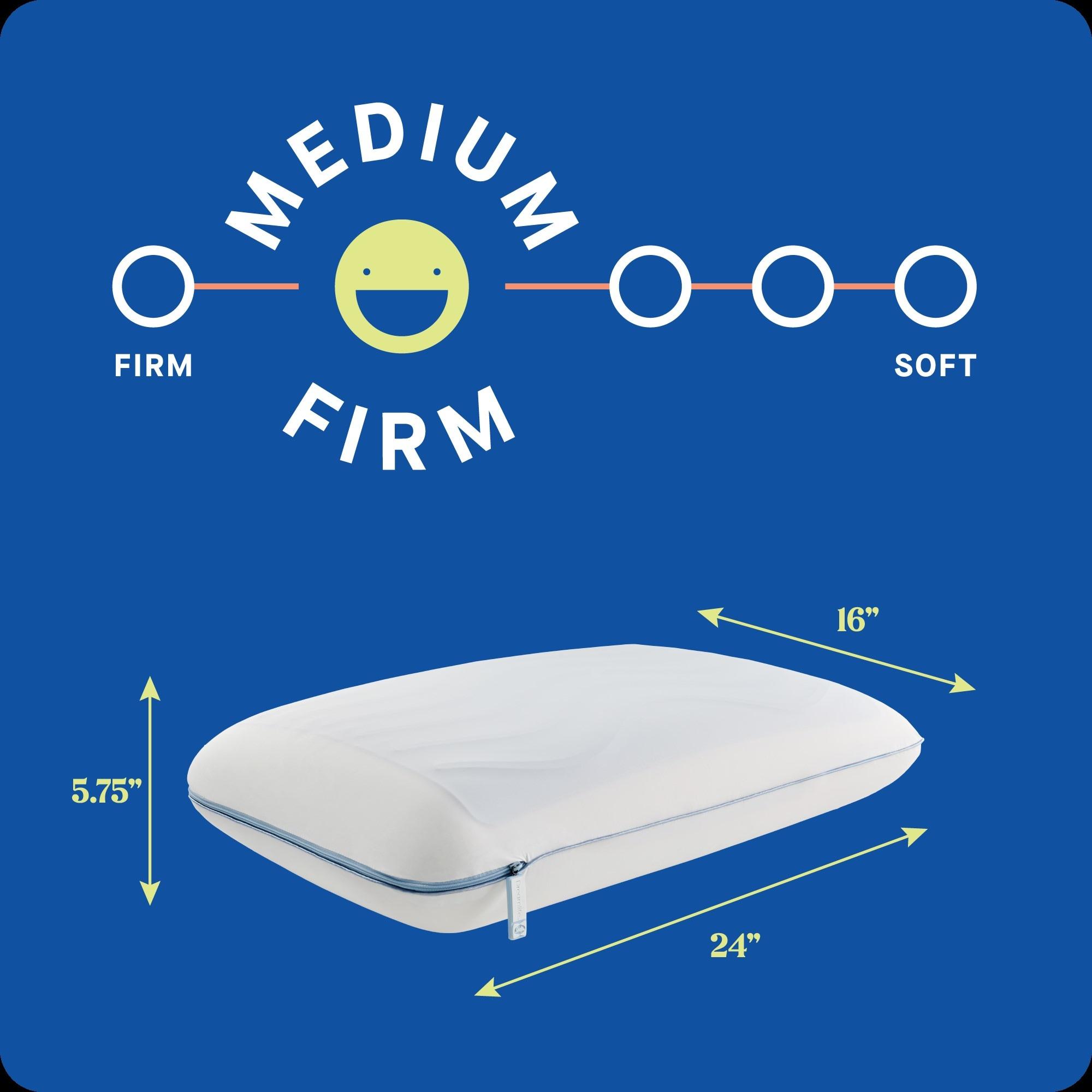 Sealy Dreamlife Memory Foam Gel Medium Firm Pillow