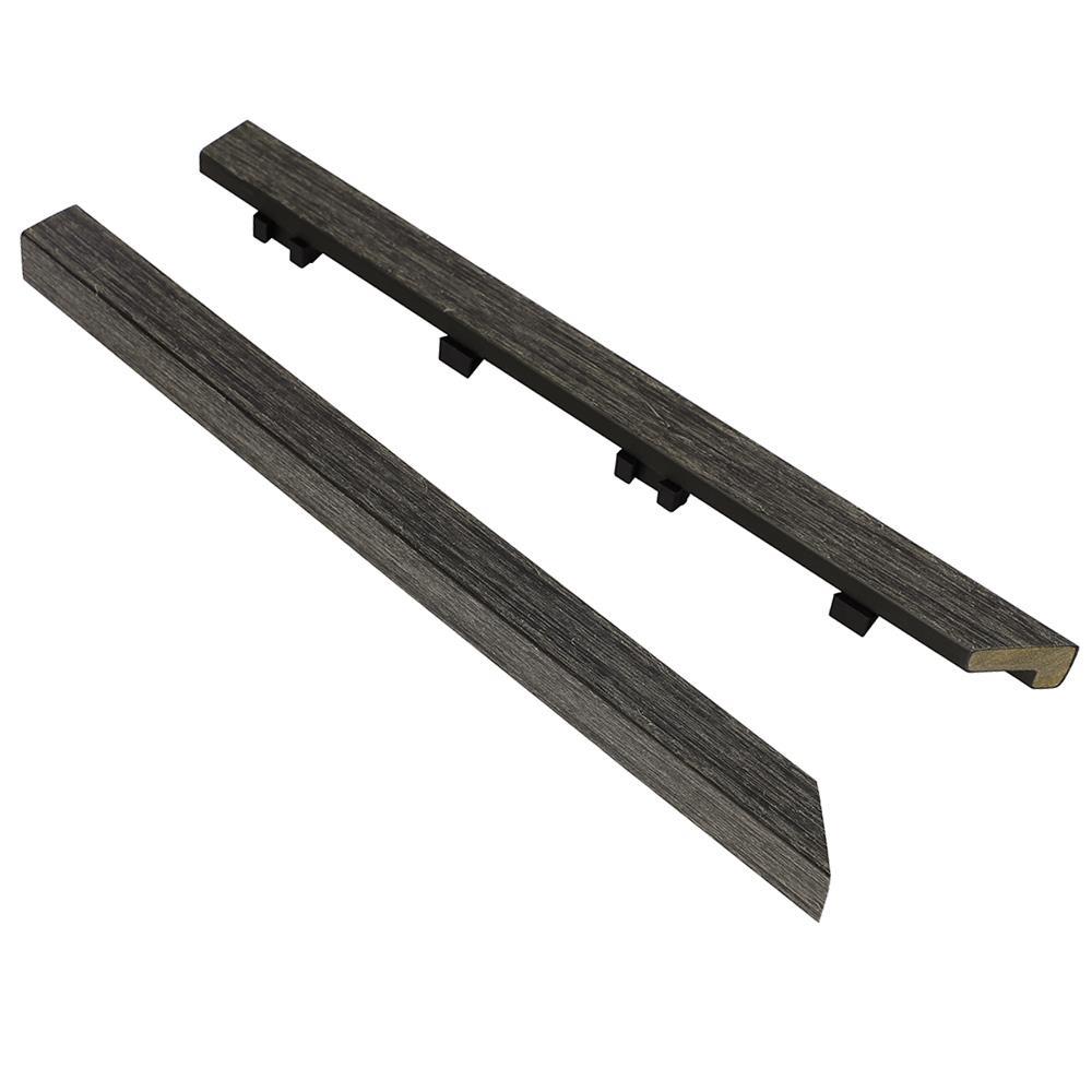 13" x 1" Composite Interlocking Outward Corner Deck Trim