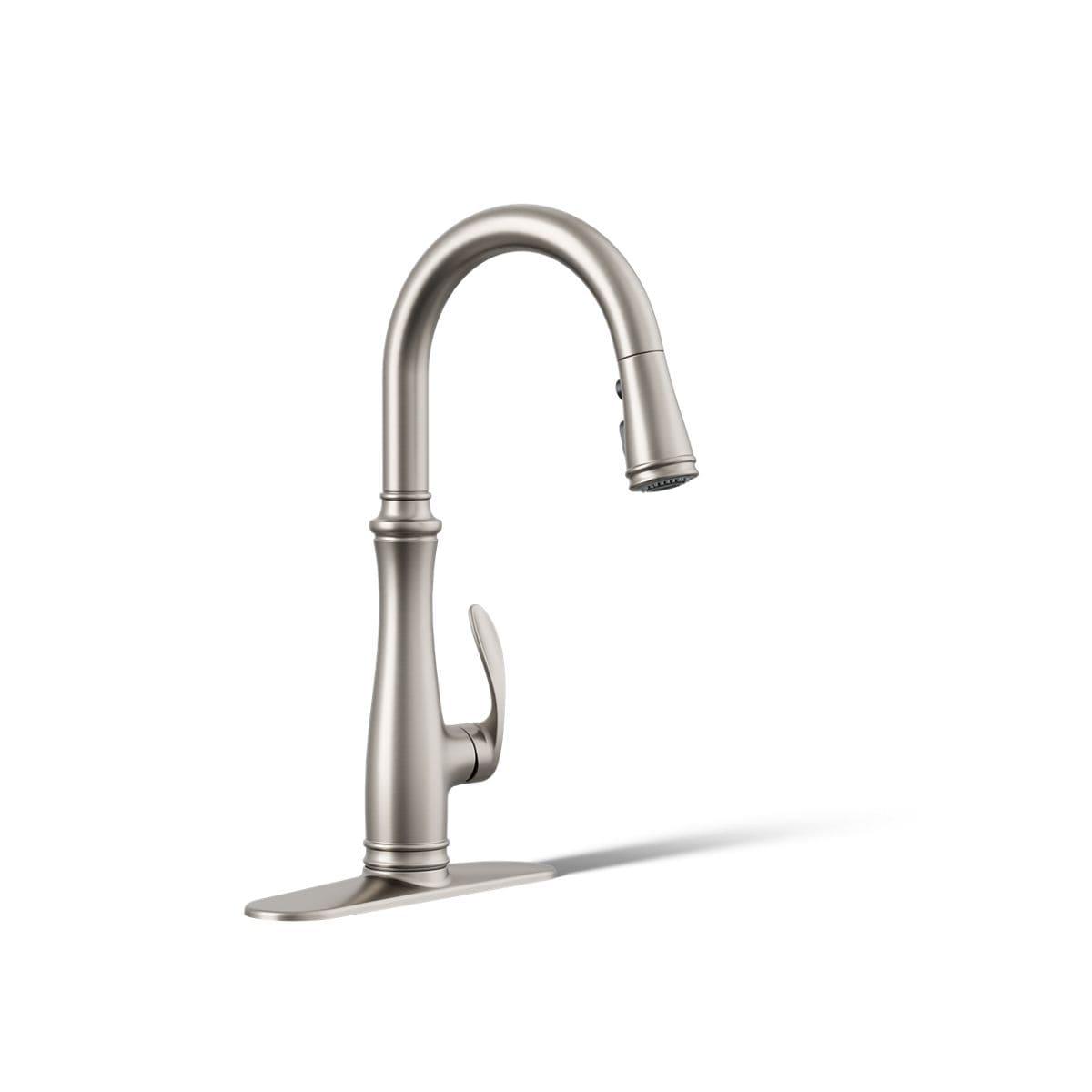 Bellera™ Pull Down Single Handle Kitchen Faucet with Handle and Supply Lines