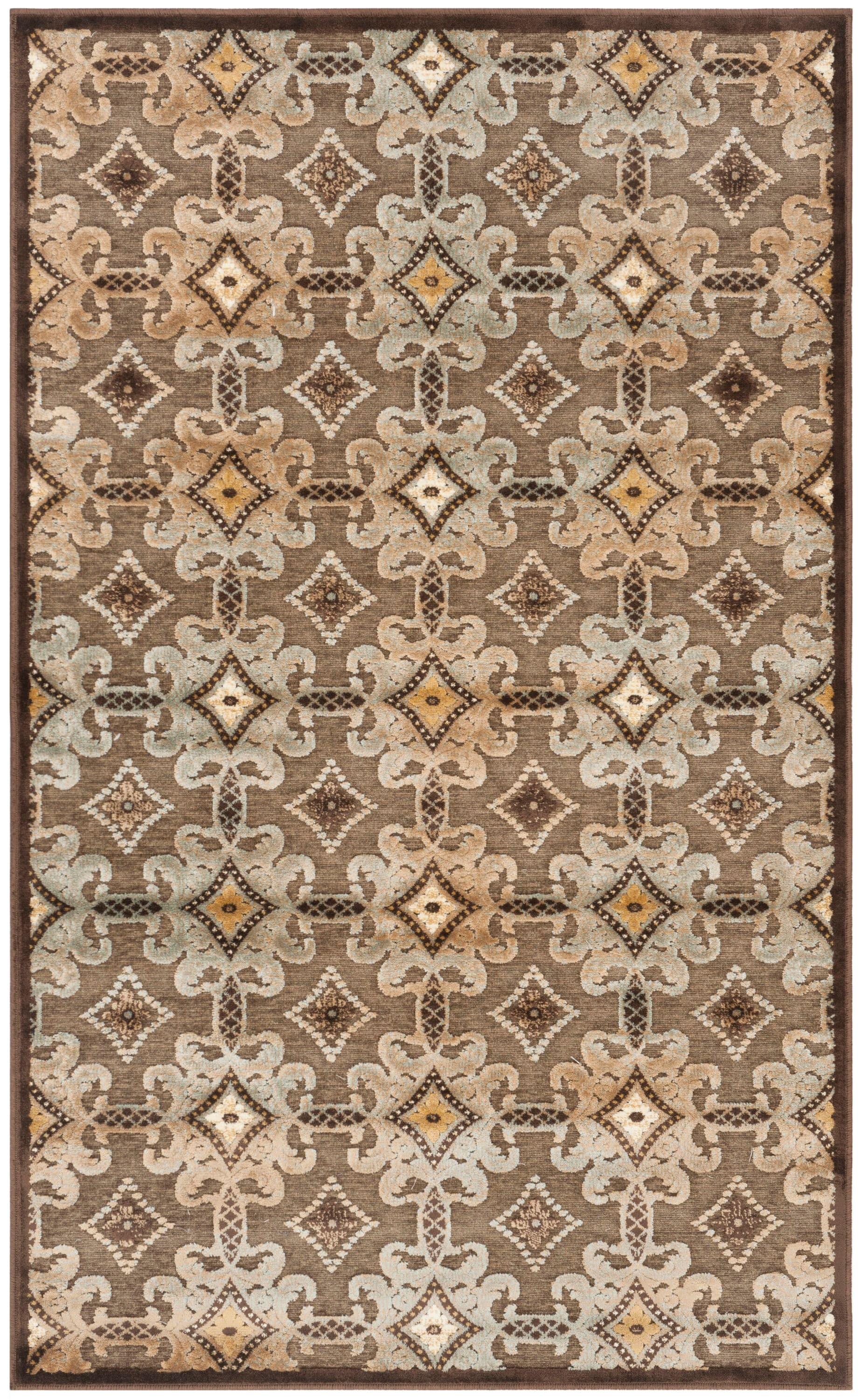 Martha Stewart Collection - MSR7430 - Indoor Power Loomed Accent Rugs - Brown/Brown - 3'3"x5'3"