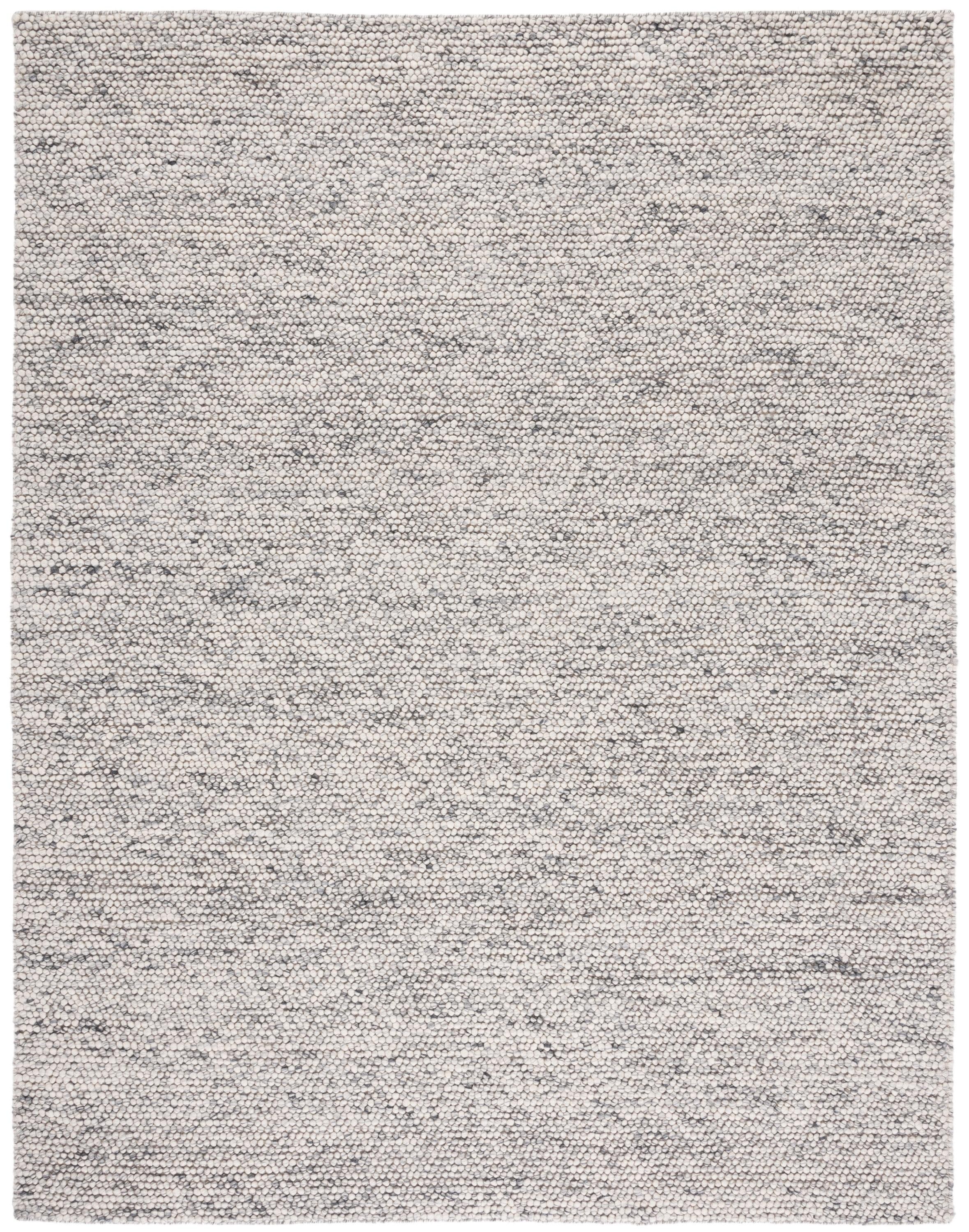 SAFAVIEH Natura Feride Geometric Area Rug, Light Grey/Ivory, 9' x 12'