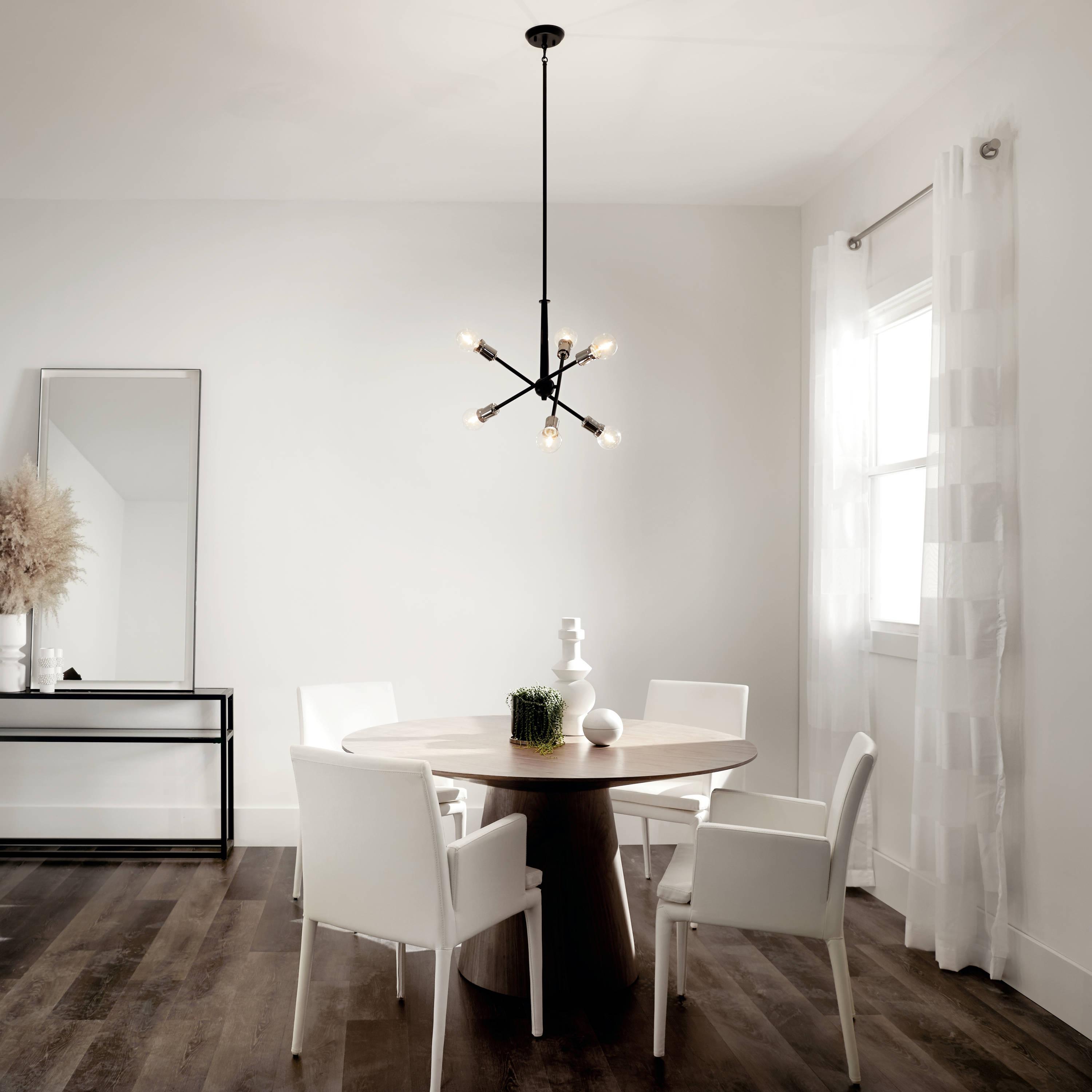 Kichler Lighting Armstrong 6 - Light Chandelier in  Black