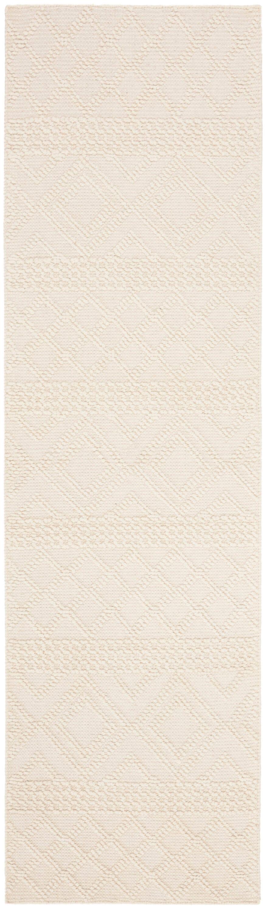 Vermont VRM211 Hand Woven Runner Rug - Ivory - 2'3"x8' - Safavieh.