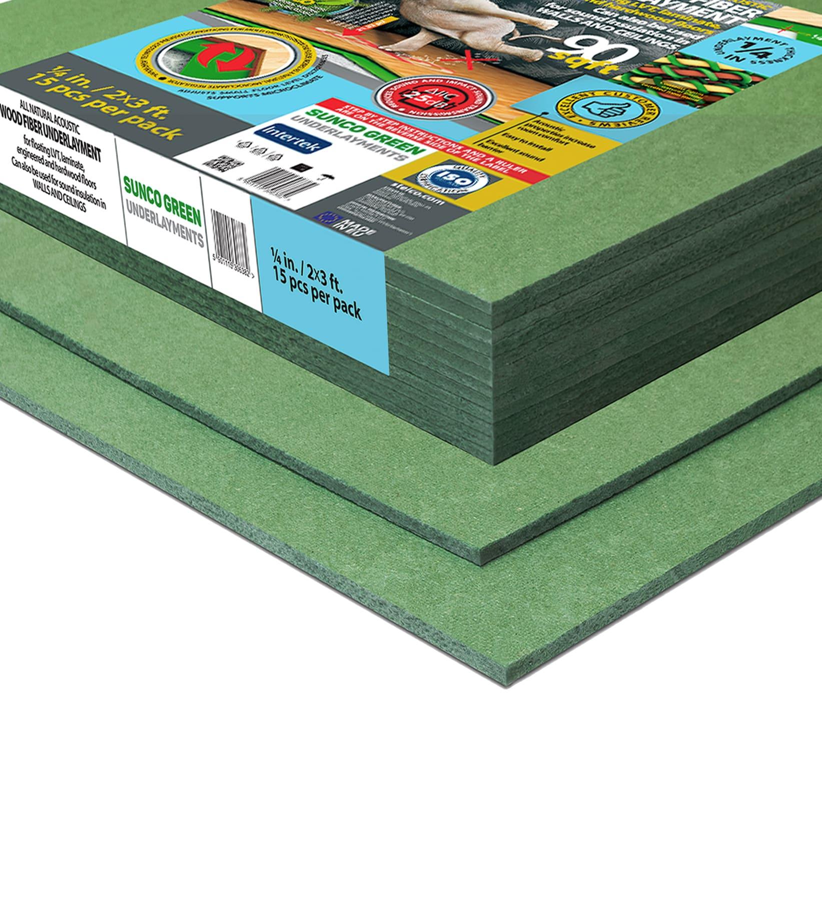 STEICO Wood Fiber Underlayment 6mm, 1/4 inches, 90 Square Feet