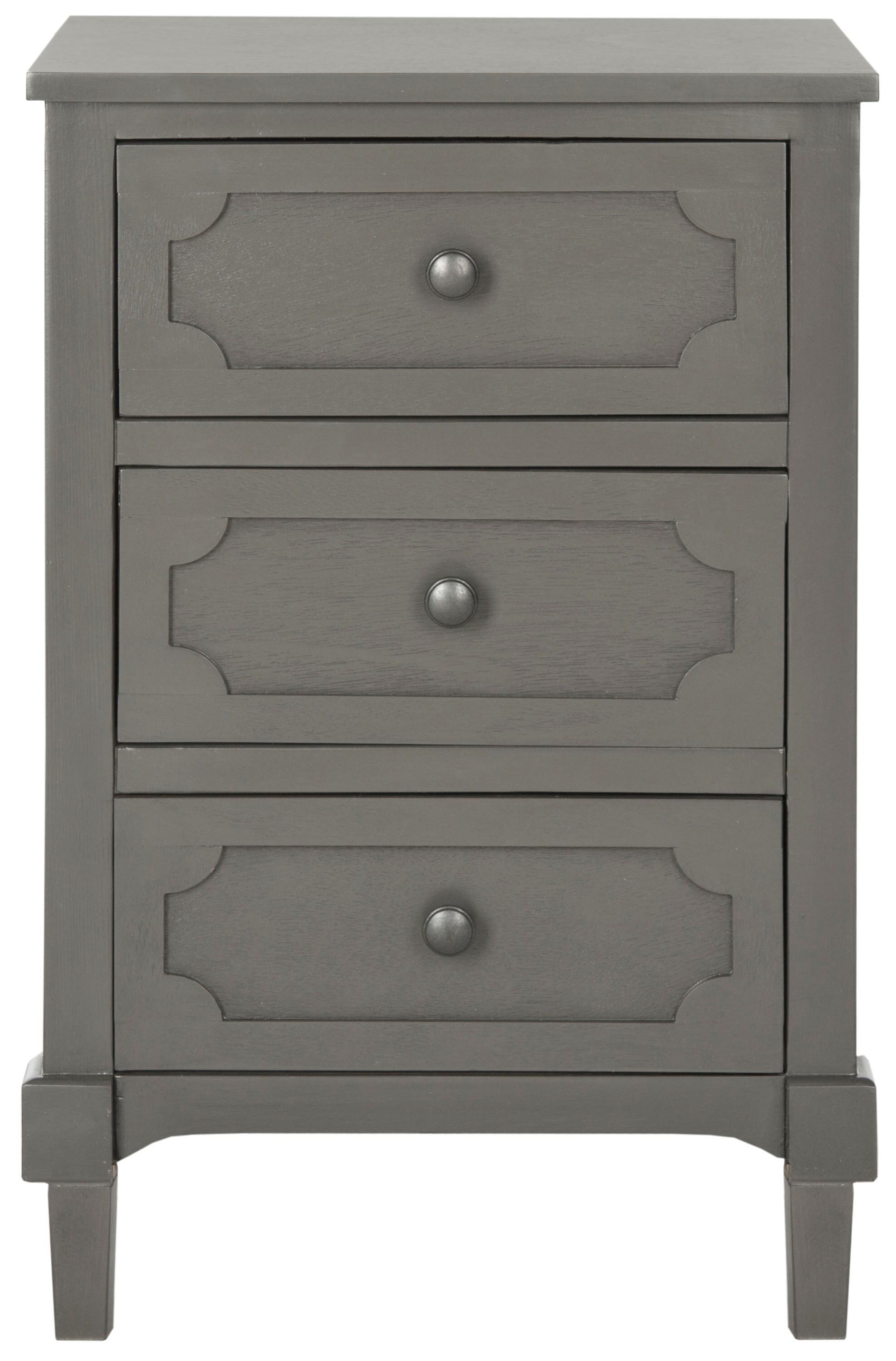 Rosaleen Side Chest - AMH5723 - Grey - Safavieh Couture