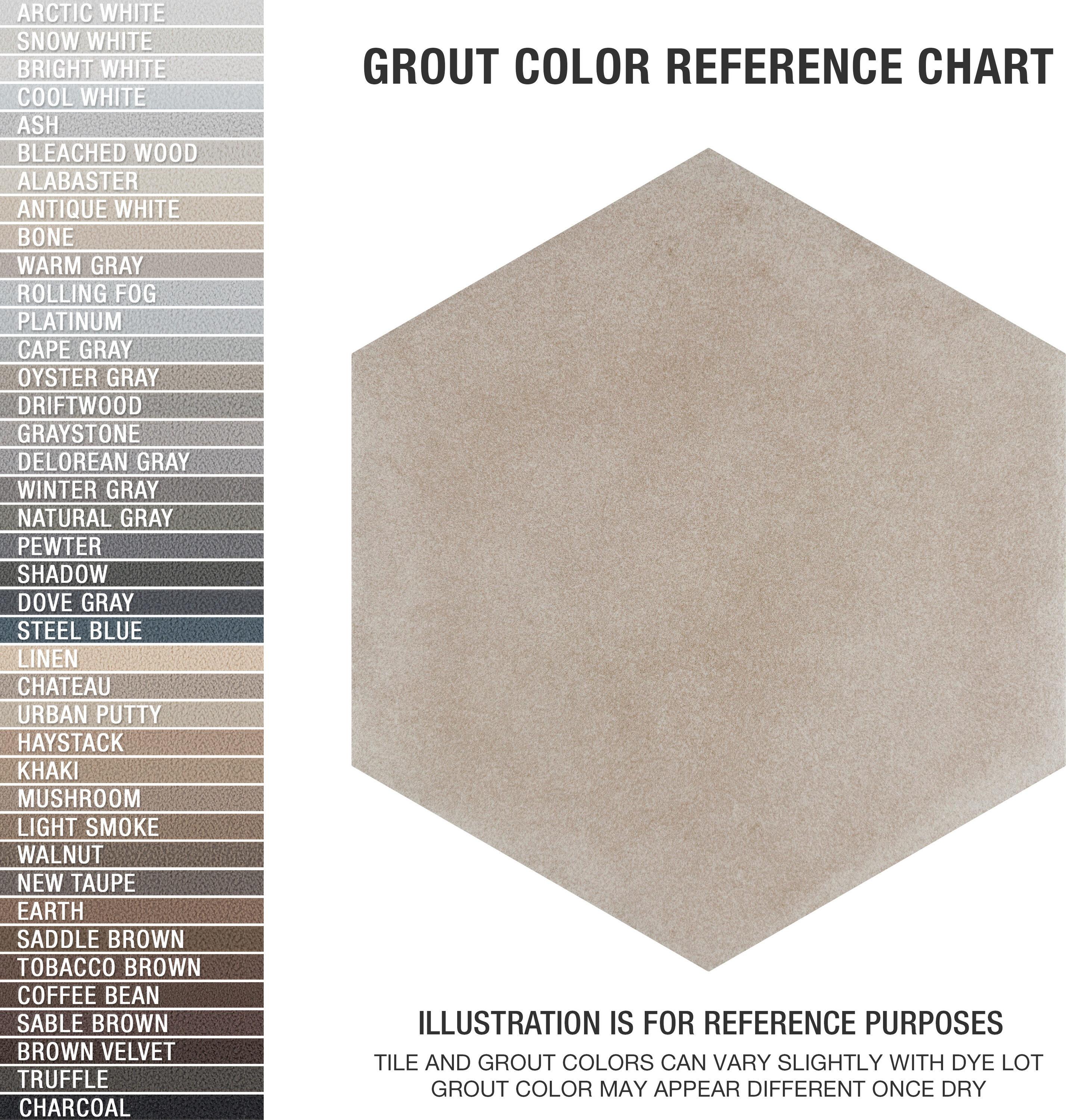 Matter Hex 7.88" x 9" Porcelain Stone Look Floor and Wall Tile