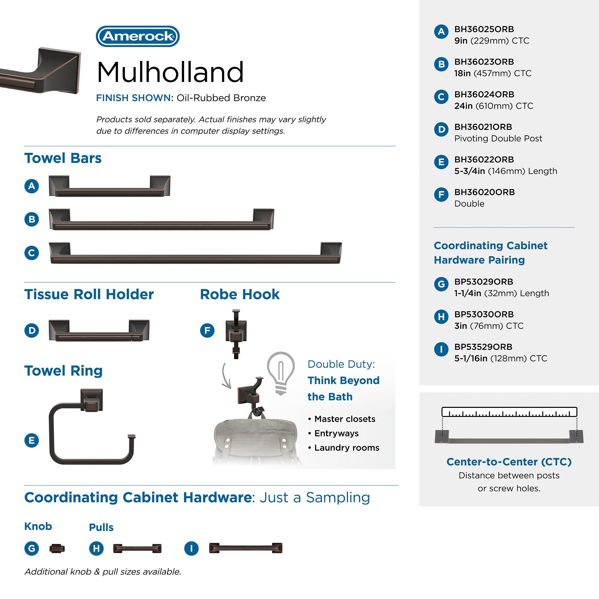 Mulholland 25.75" Wall Mounted Towel Bar