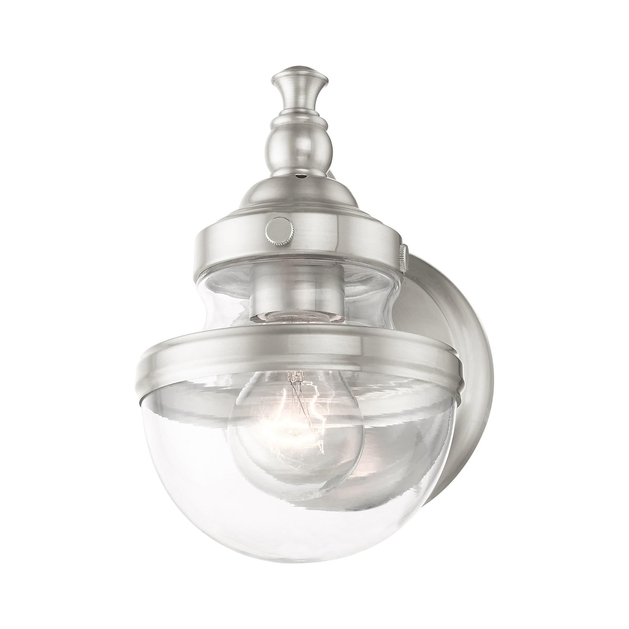 Livex Lighting Oldwick 1 - Light Vanity in  Brushed Nickel