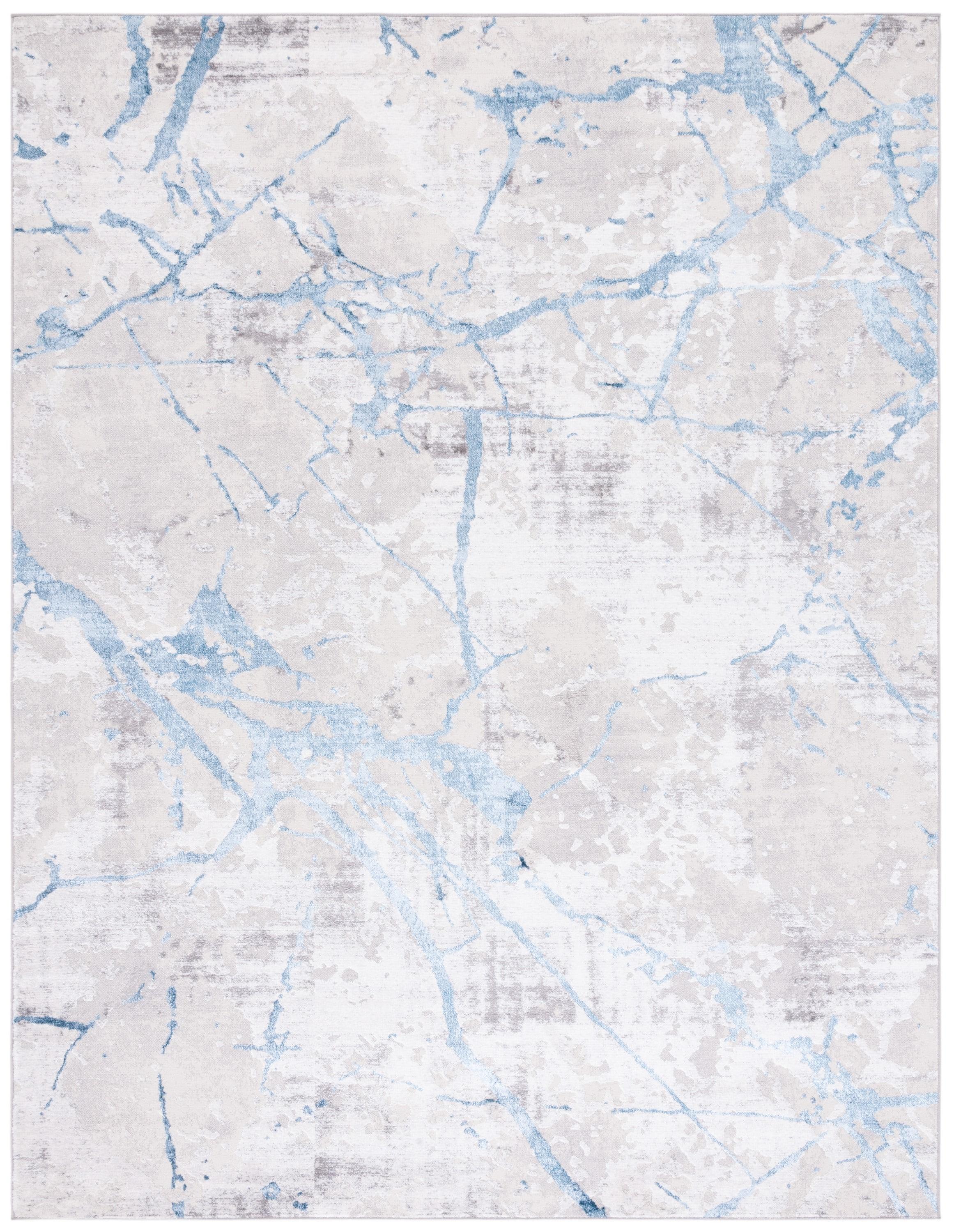 SAFAVIEH Amelia Pemala Abstract Area Rug, Grey/Blue, 9' x 12'