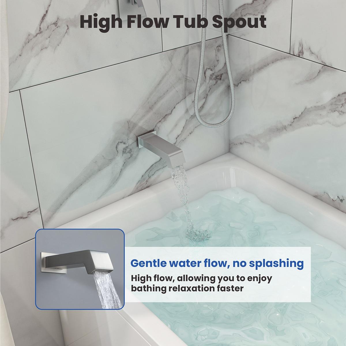 Calder Complete Shower System with Rough in-Valve