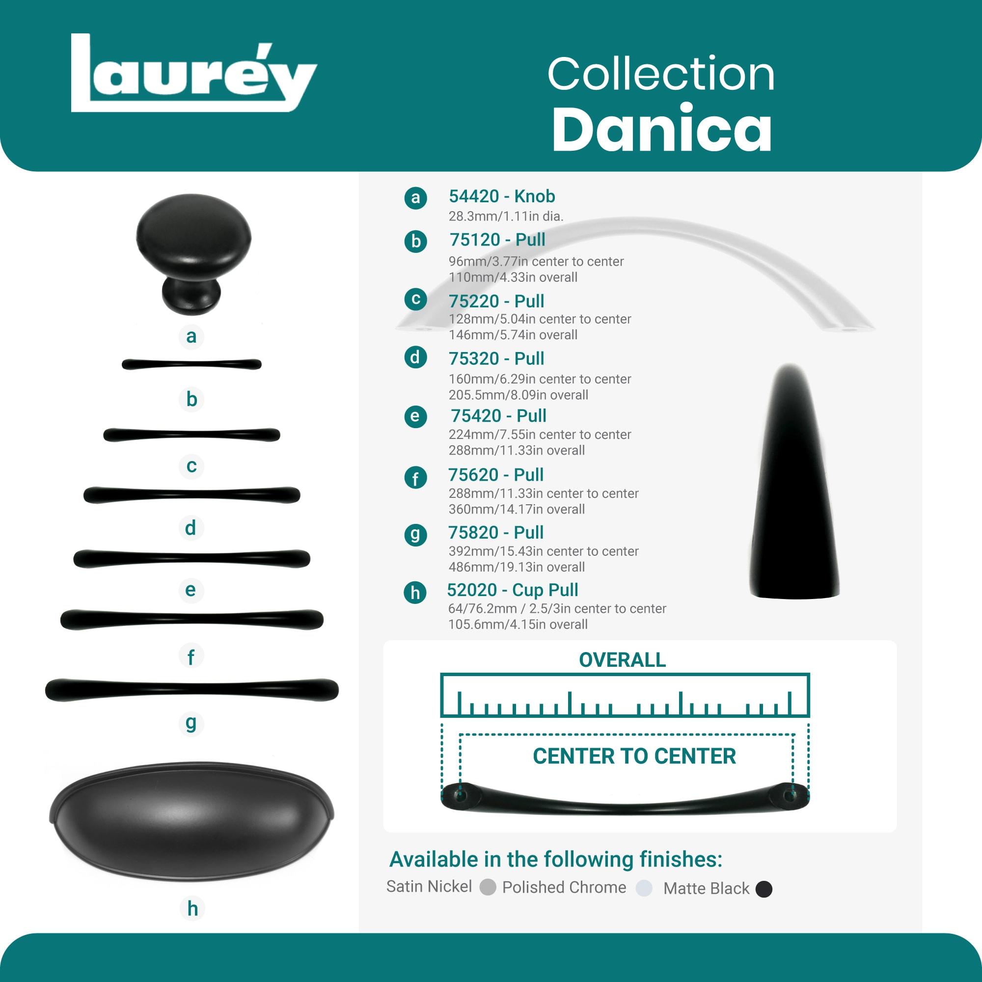 Laurey Danica 5/4" Diameter Round Knob