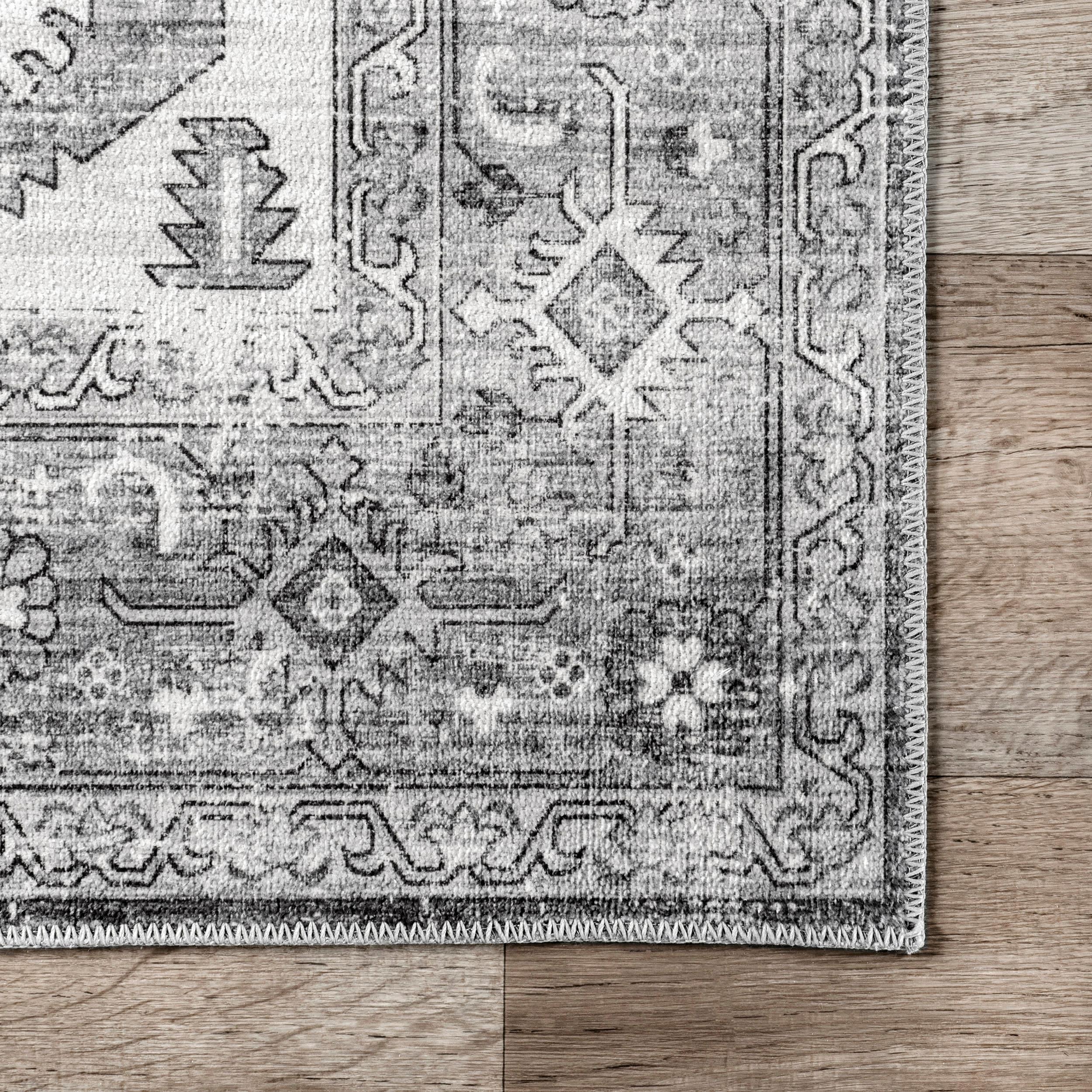 Ophelia & Co. Delmore Power Loom Gray Rug