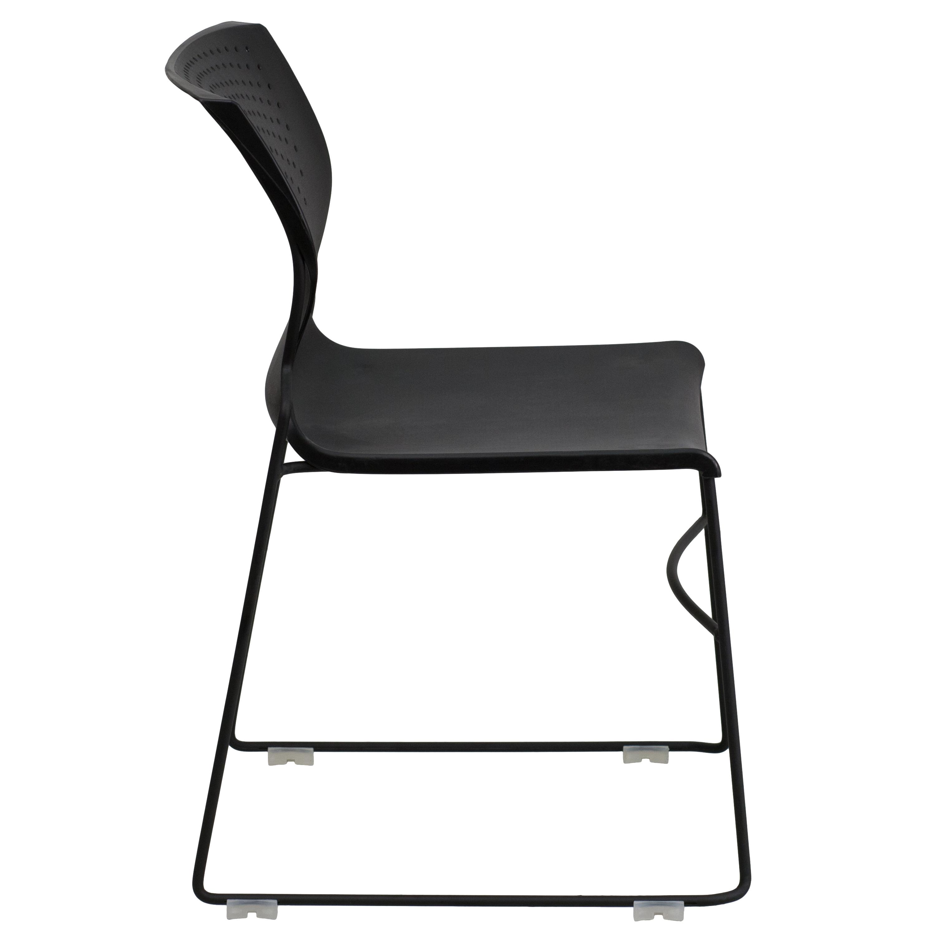 Everleigh 661 lb. Capacity Full Back Stack Chair with Powder Coated Frame